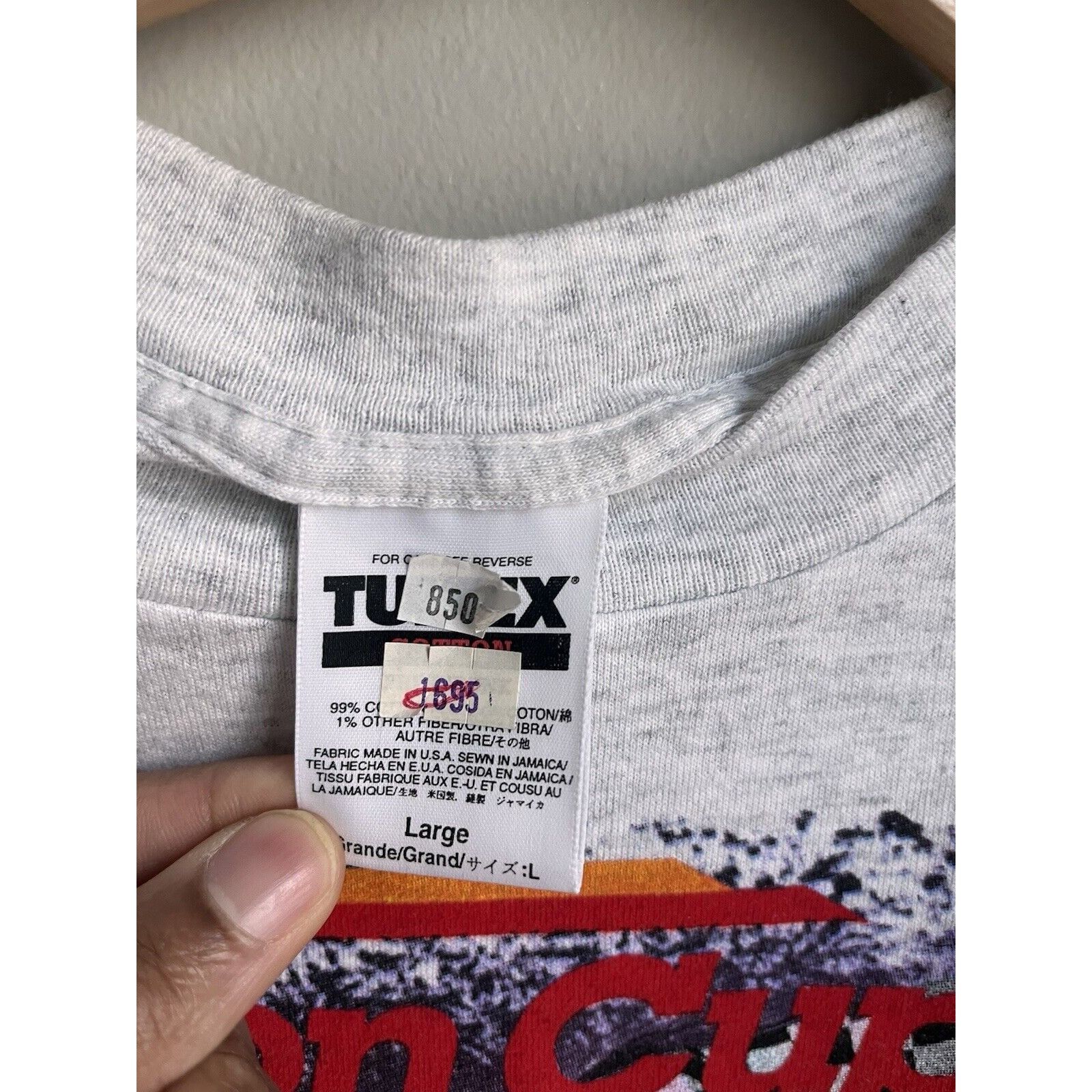 NASCAR NEW VINTAGE NASCAR RACING WINSTON CUP 1999 TOUR T SHIRT MENS Size US L / EU 52-54 / 3 - 5 Thumbnail