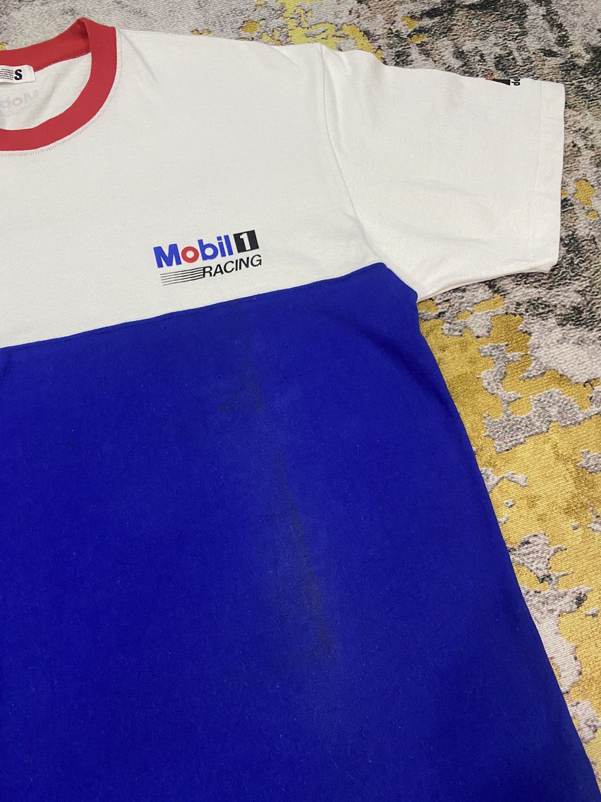 Issey Miyake 🔥 Rare 🔥 Vintage Issey Miyake x Mobile 1 Racing Tshirt Size US L / EU 52-54 / 3 - 2 Thumbnail