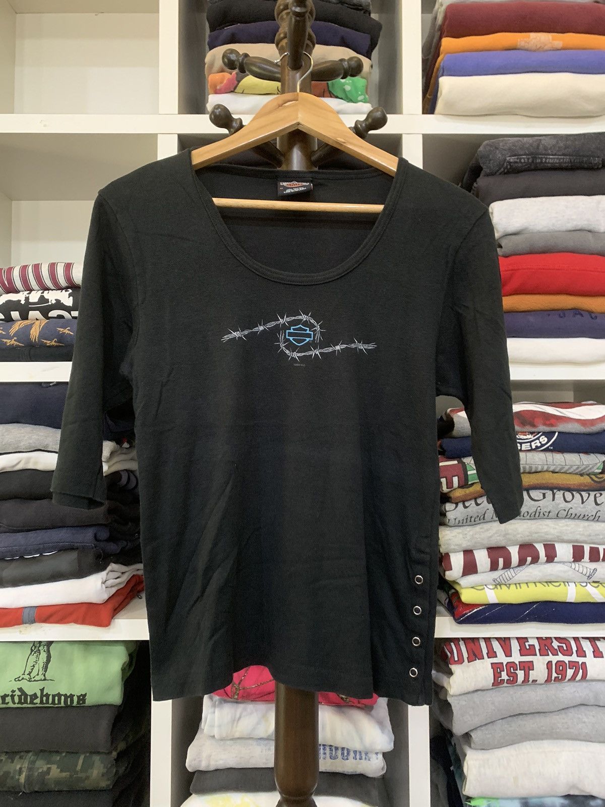 Harley Davidson × Vintage Vintage Harley Davidson Motor Cycles Size M / US 6-8 / IT 42-44 - 1 Thumbnail