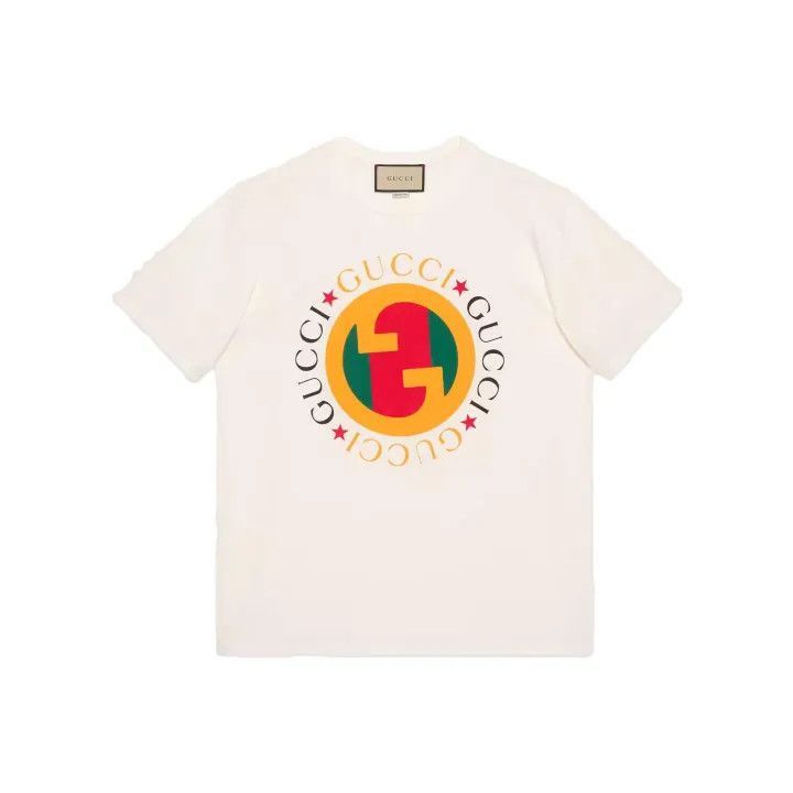 Gucci GUCCI Colorful Logo Print Short Sleeve T-Shirt-2507 Size XS / US 0-2 / IT 36-38 - 2 Thumbnail