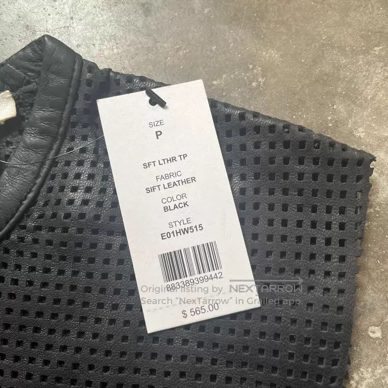 Other Helmut Lang size P Women's lamb leather cutout sleeveless v Size S / US 4 / IT 40 - 8 Thumbnail