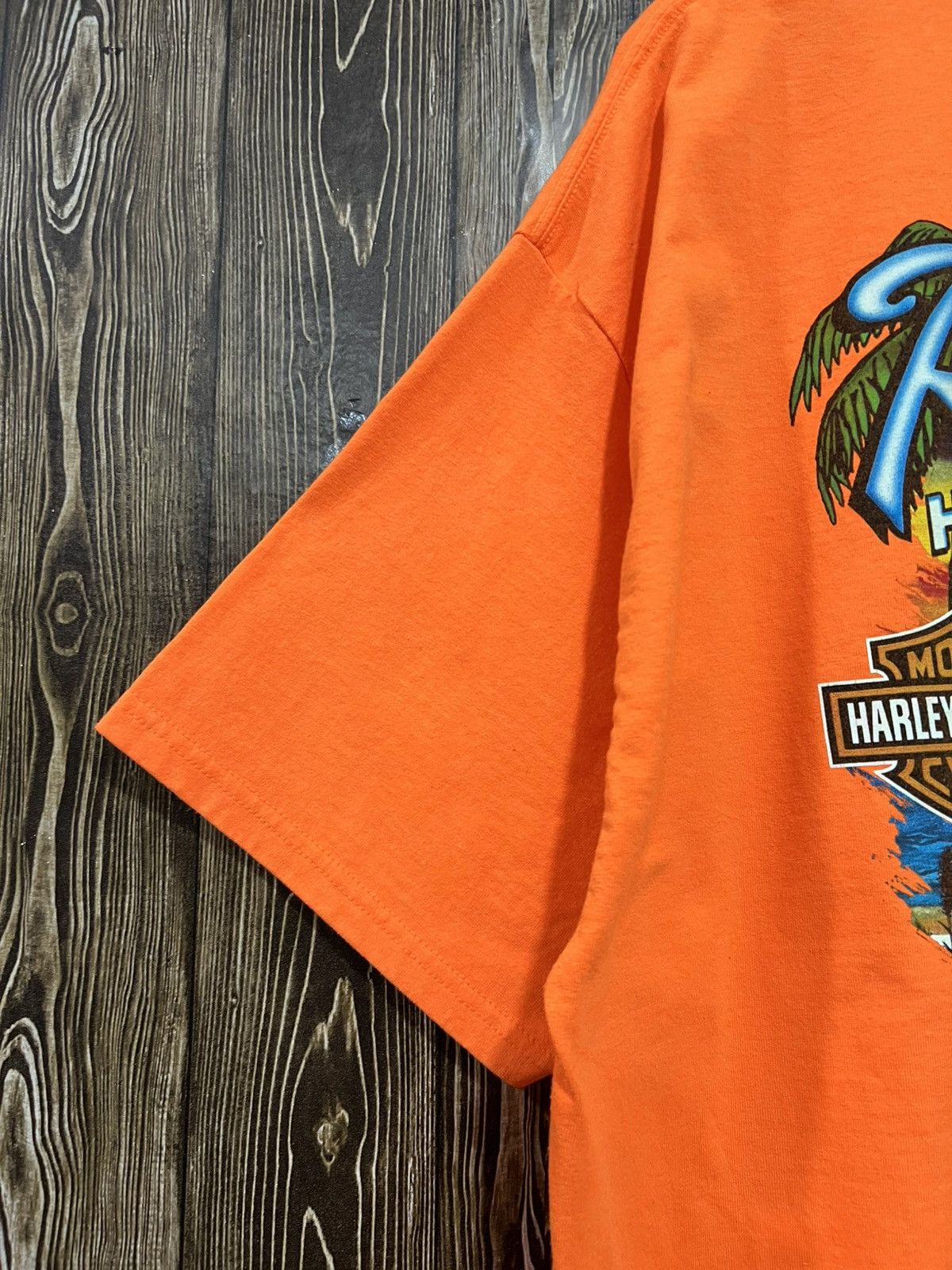 Harley Davidson Vintage Y2K Harley Davidson Rossiters Tshirt Size US XXL / EU 58 / 5 - 4 Thumbnail