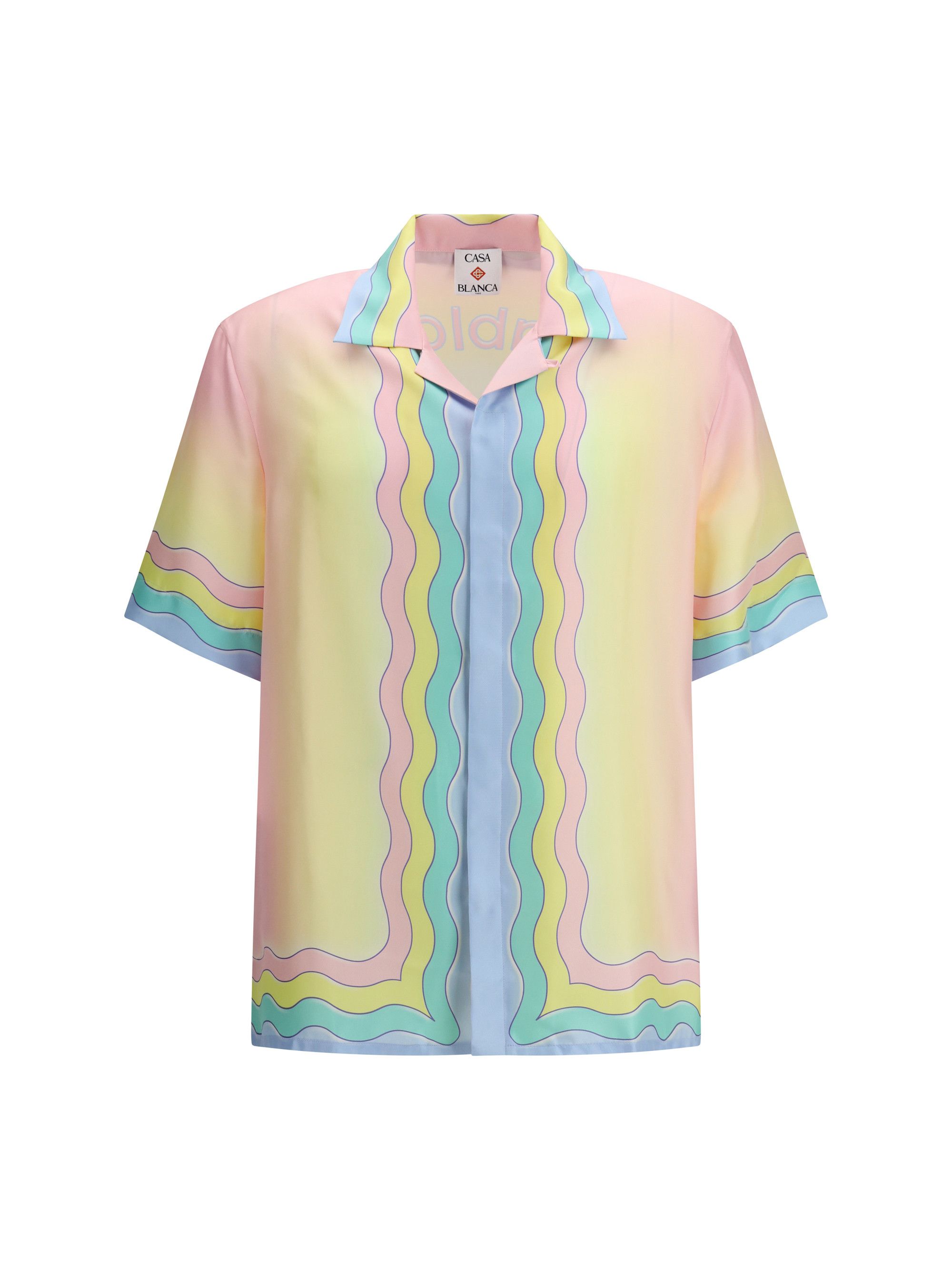 Casablanca All-over monogram jacquard pattern polo Shirt Size US S / EU 44-46 / 1 - 1 Thumbnail