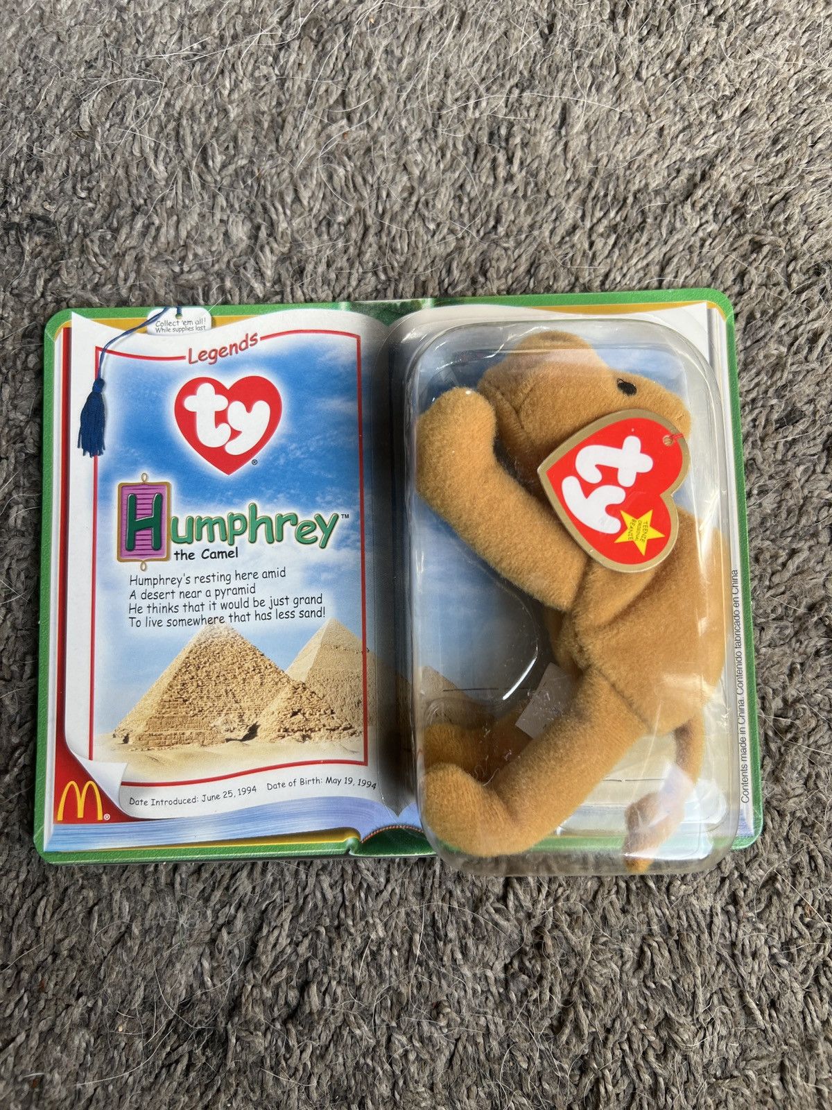 Vintage 2000 McDonald’s Ty Humphrey The Camel Teenie Beanie Baby Size ONE SIZE - 1 Thumbnail