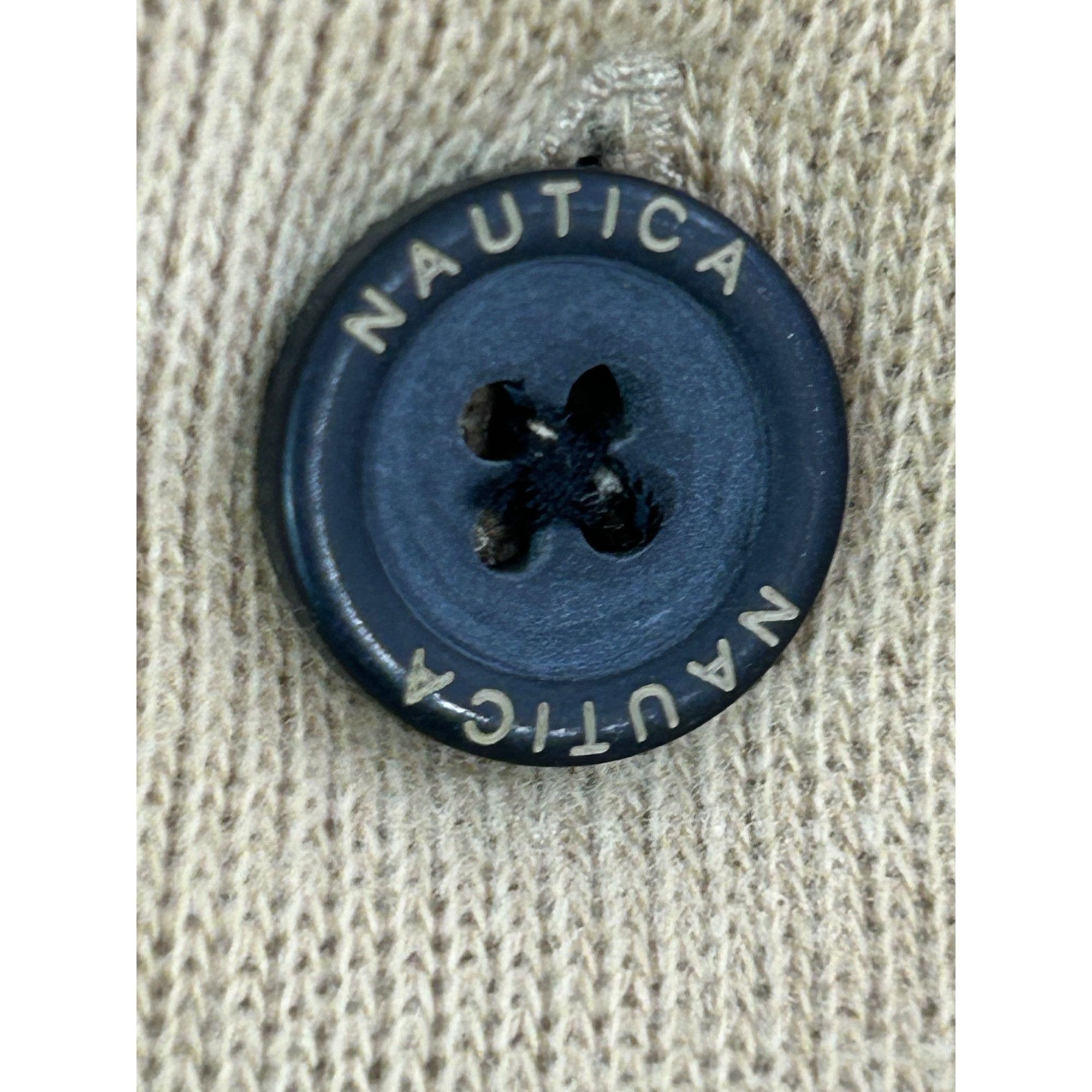 Nautica Nautica Men's Sweater Vtg Tan M 2-Button Cotton Shawl Colla Size US M / EU 48-50 / 2 - 13 Thumbnail