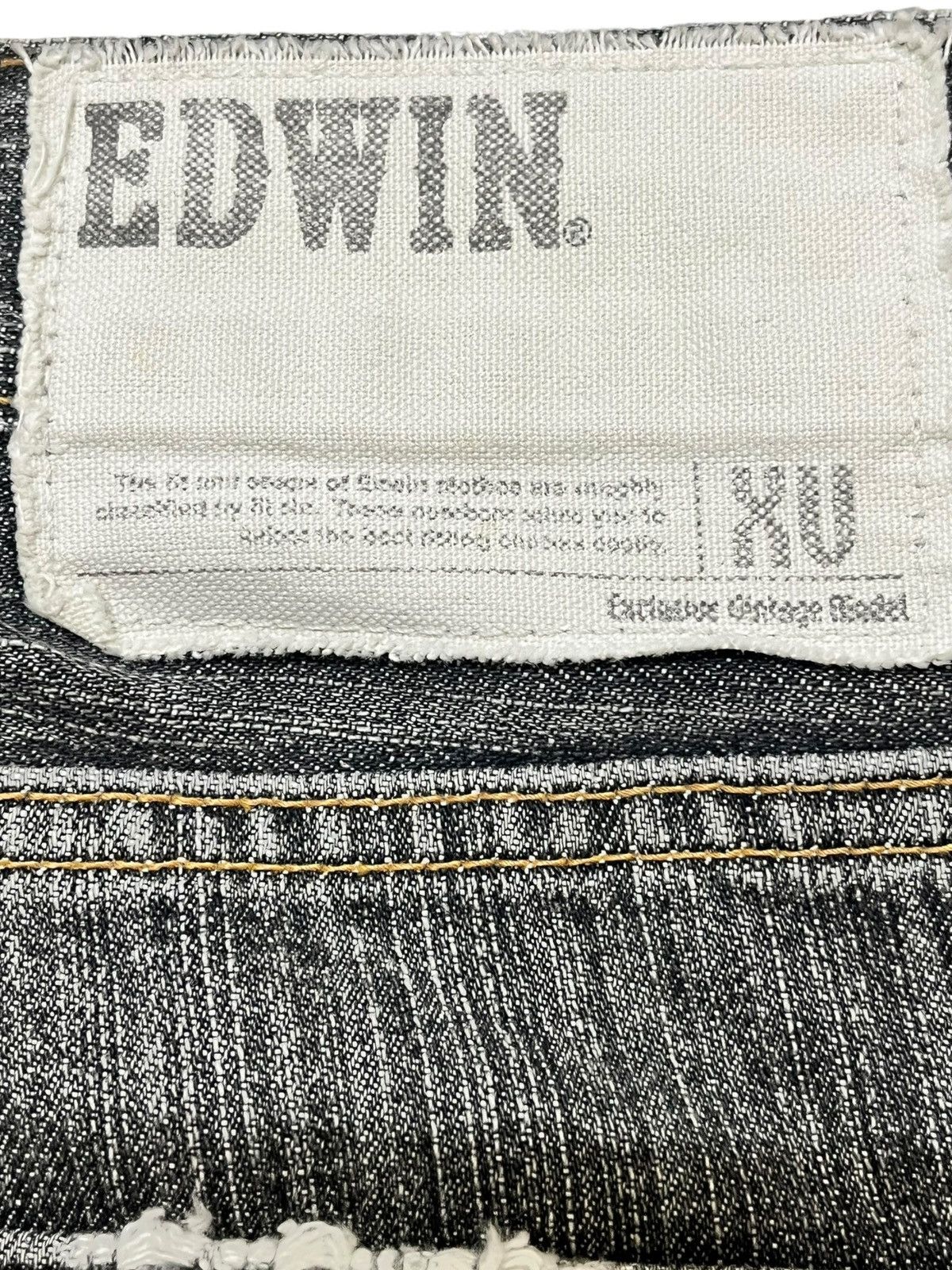 Edwin Vintage Edwin Exclusive Vintage Faded GrungeDistressed Denim Size US 32 / EU 48 - 8 Thumbnail