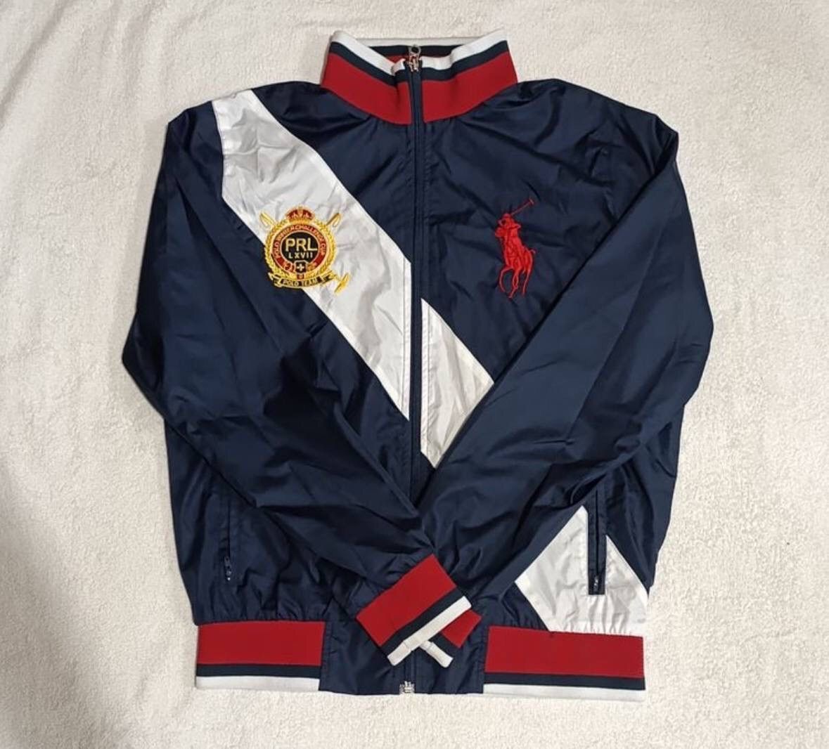Polo Ralph Lauren × RRL Ralph Lauren × Ralph Lauren Vintage Polo Ralph Lauren RRL Rugby Track Nylon Jacket Y2K Size US M / EU 48-50 / 2 - 1 Thumbnail