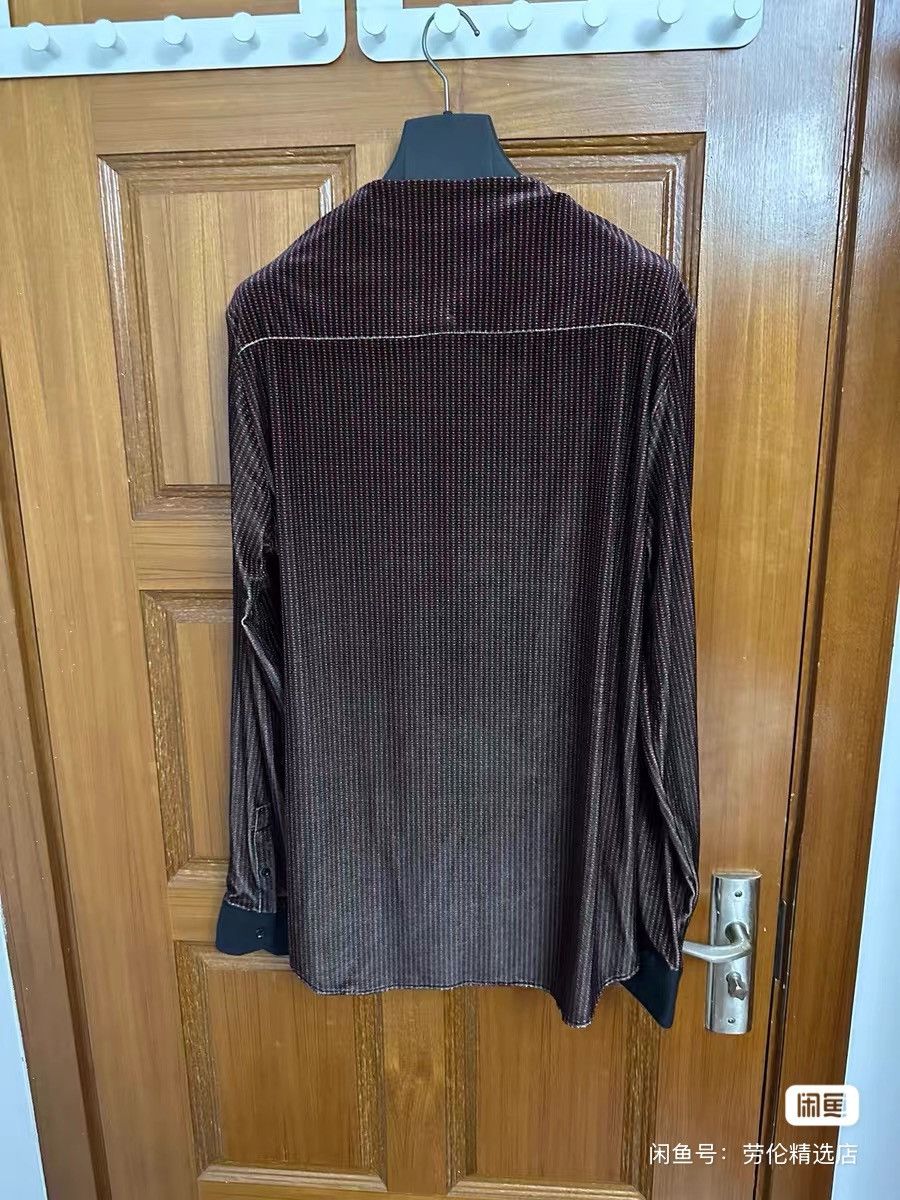 Emporio Armani EMPORIO ARMANI velvet silk shirt Size US M / EU 48-50 / 2 - 5 Thumbnail
