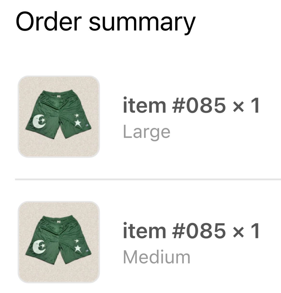 Lyrical Lemonade By Cole Bennet Item #085 Crescent Moon Champion Short Medium Size US 32 / EU 48 - 5 Thumbnail