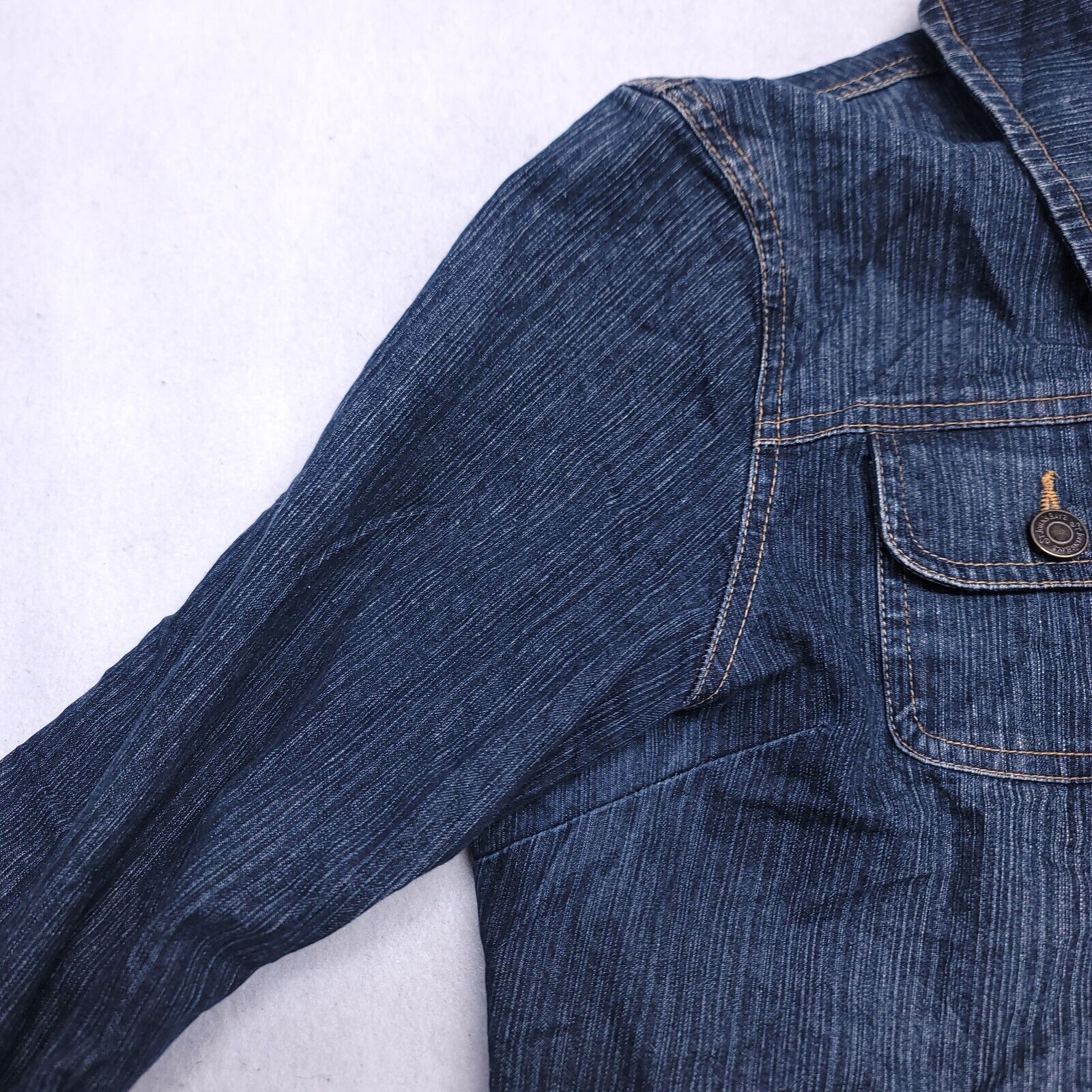St. Johns Bay St Johns Bay Casual Zip Up Denim Jacket Womens Size L Blue Size L / US 10 / IT 46 - 4 Thumbnail