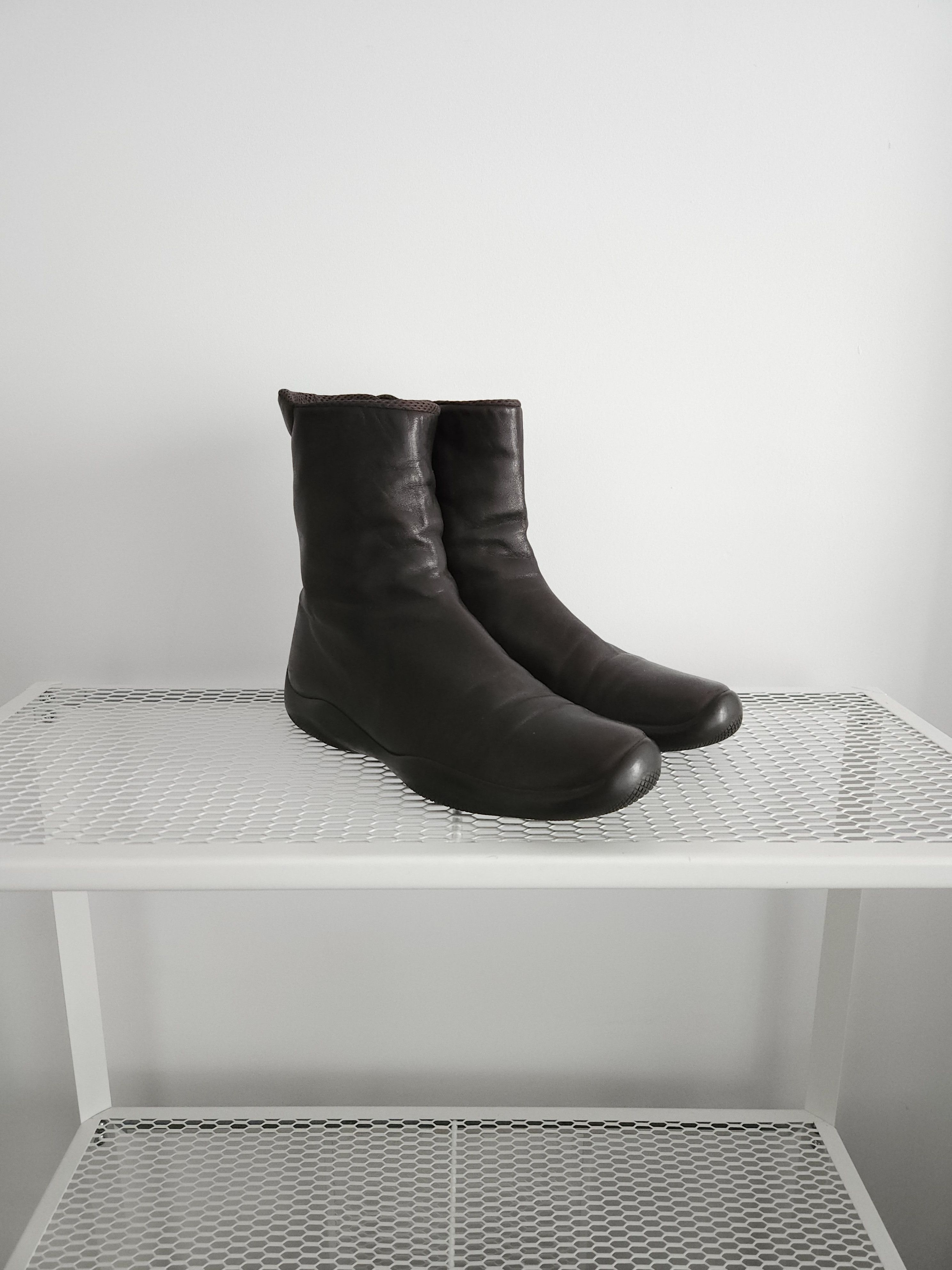 Prada Archive Prada sport red tab leather side zip ankle boots Size US 6.5 / IT 36.5 - 4 Thumbnail