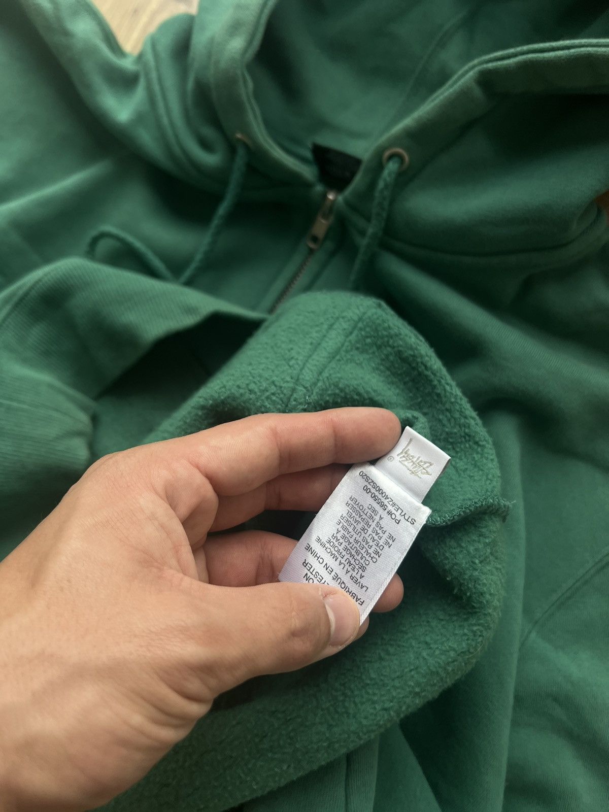 Stussy 00’s STUSSY ZIP HOODIE Y2K RARE BIG LOGO VINTAGE Size US M / EU 48-50 / 2 - 15 Thumbnail