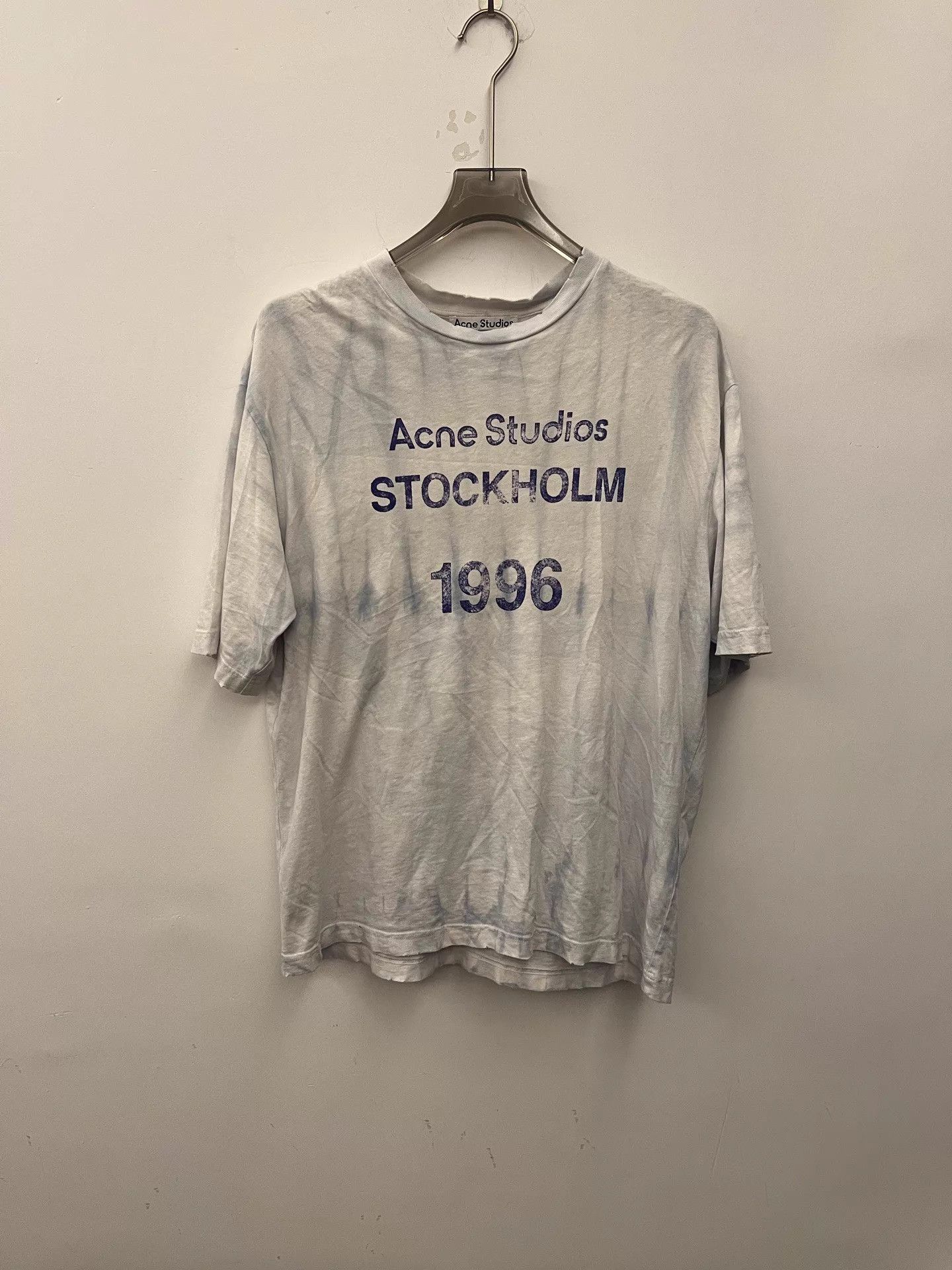 Acne Studios Acne SS22 Logo LN Print Crew SS Tee S NW 100 Auth Size US S / EU 44-46 / 1 - 1 Thumbnail