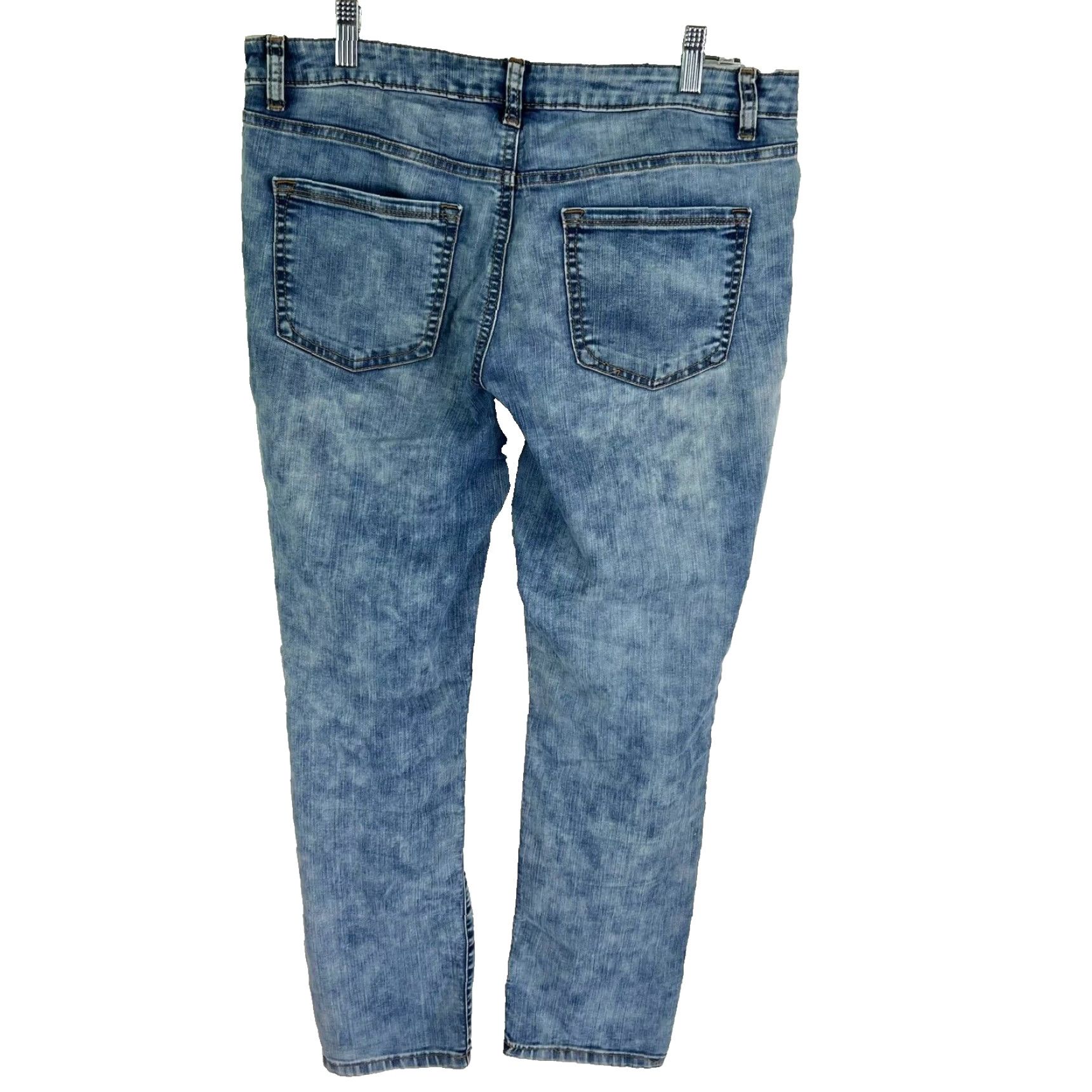 Apt. 9 Apt. 9 Women's Straight Leg Stone Wash Denim Jeans Size 10 Blue 36W 29L 90s Bohemian Size 32" / US 10 / IT 46 - 7 Thumbnail
