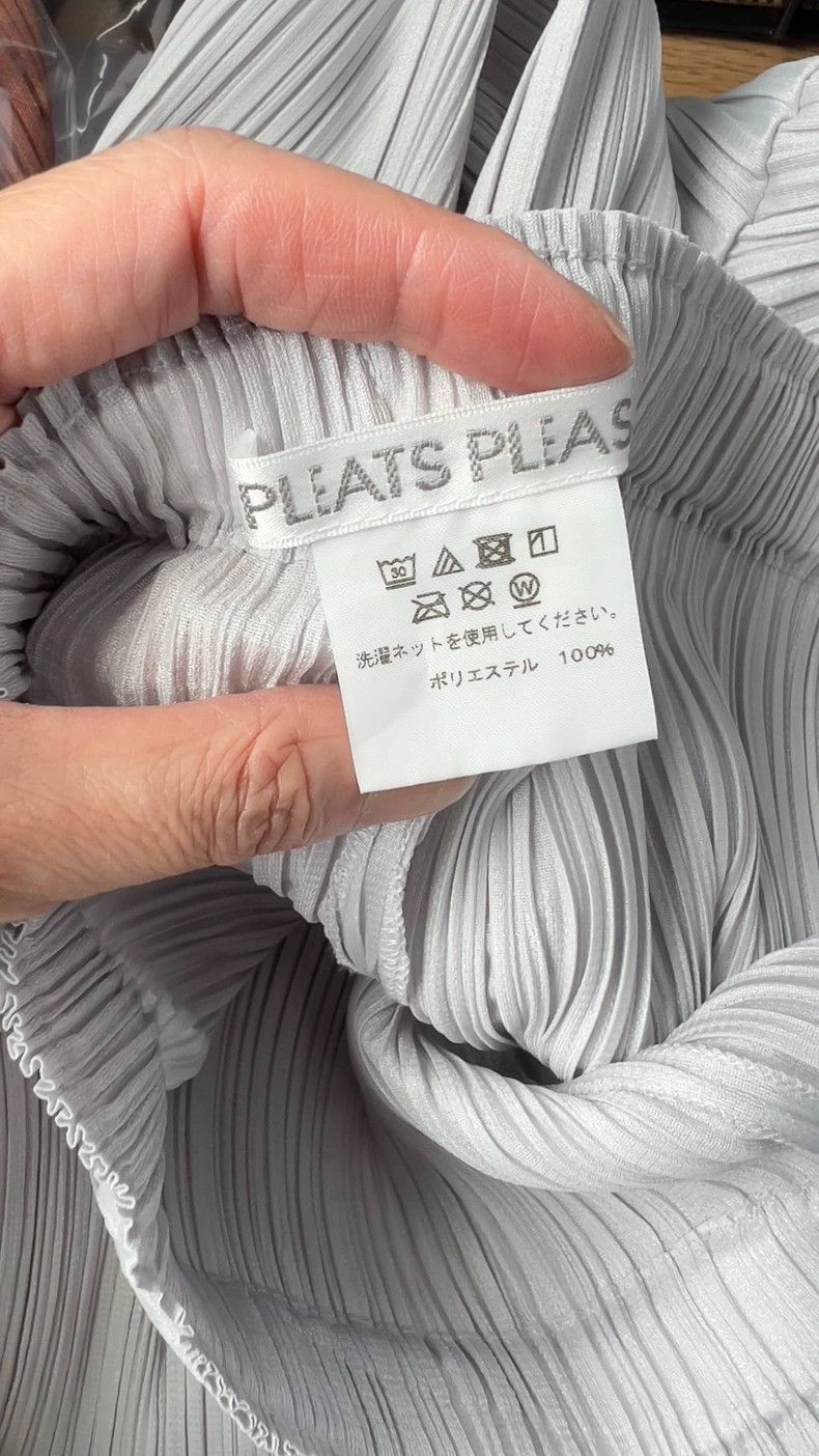 Issey Miyake issey miyake size:2 Light grey pleated pants Size 42" / US 20 - 4 Thumbnail