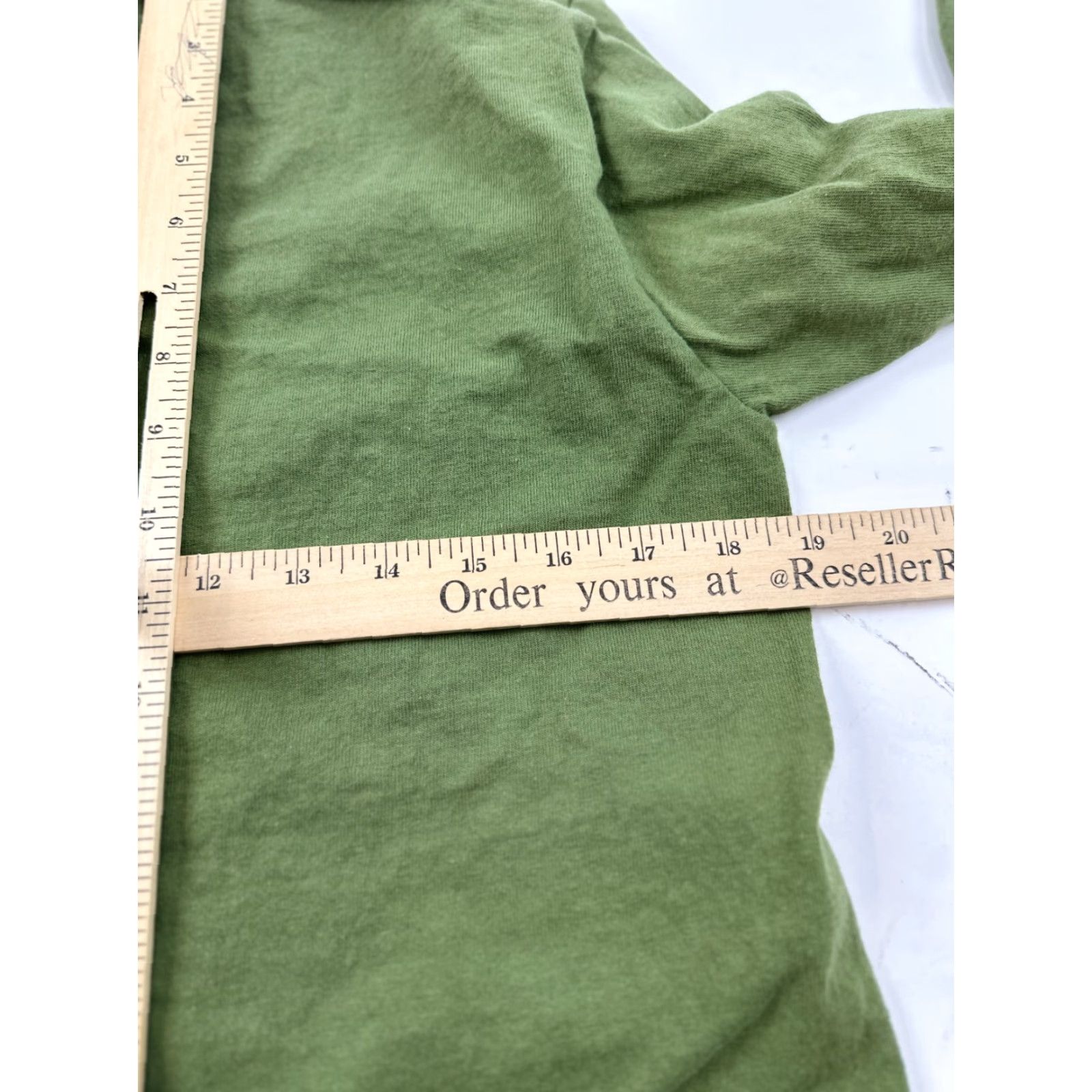 Champion Champion Shirt Mens Medium Green Long Sleeve Crew Neck Pullover Tee Size US M / EU 48-50 / 2 - 7 Thumbnail