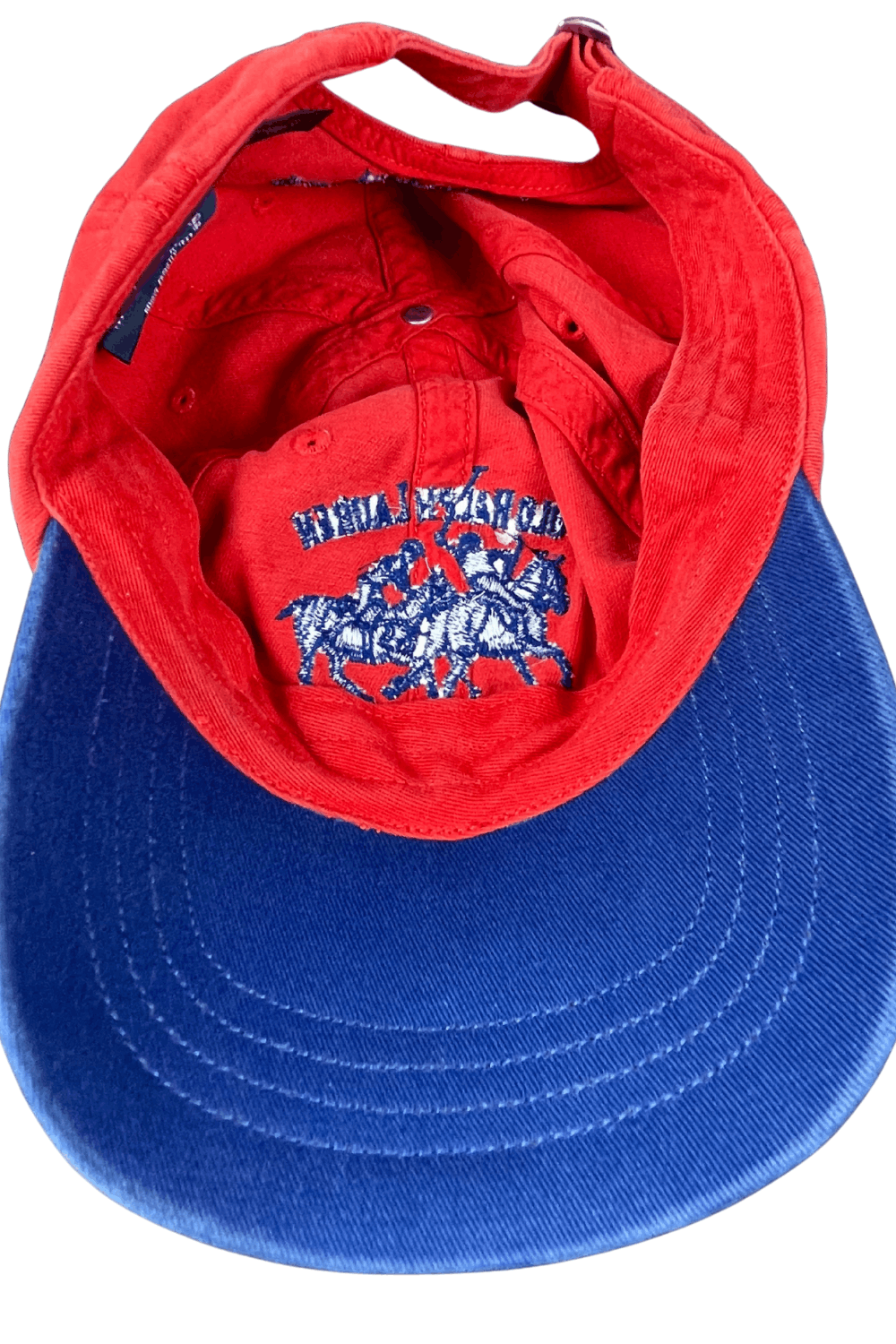 Polo Ralph Lauren POLO RALPH LAUREN 3-CAP — 2000s ARCHIVE — RED/ROYAL TWO-TONE Size ONE SIZE - 7 Thumbnail