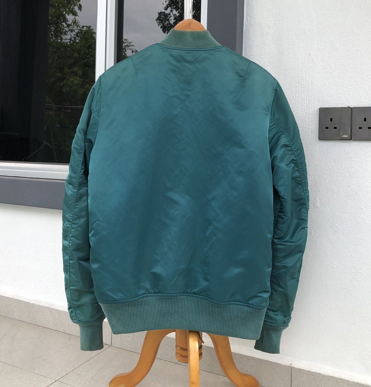 Lacoste LACOSTE LIVE TAFFETA BOMBER JACKET EMERALD GREEN MENS Size US M / EU 48-50 / 2 - 10 Thumbnail