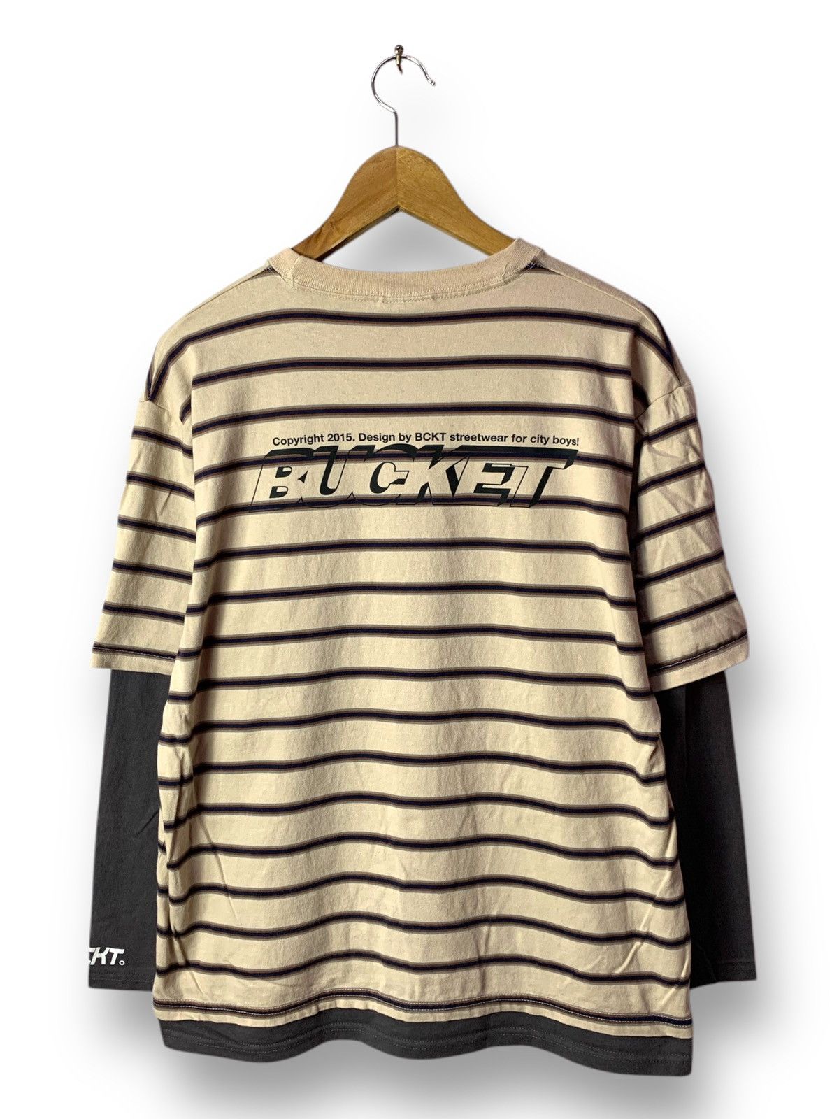 Other 🔥 Bucket Streetwear Skate Stripes Tee Size US M / EU 48-50 / 2 - 1 Thumbnail