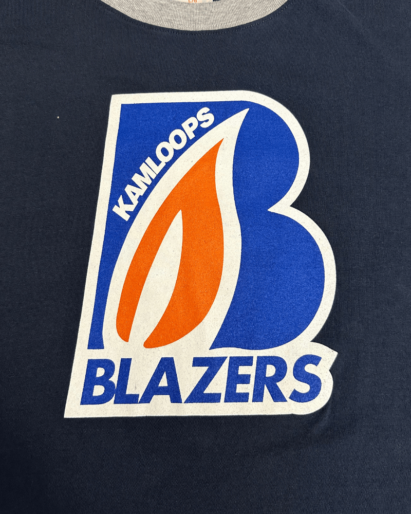 Vintage Vintage Kamloops Blazers WHL Ringer T-Shirt - Size Large Size US L / EU 52-54 / 3 - 5 Thumbnail