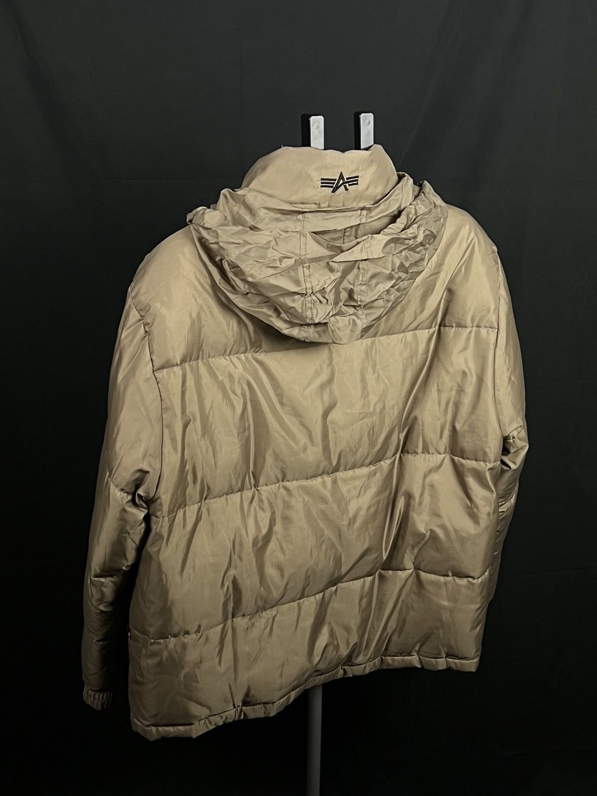 Alpha Industries × Vintage 🔴 Vintage oversize Alpha Industries down jacket with patch Size US XL / EU 56 / 4 - 5 Thumbnail
