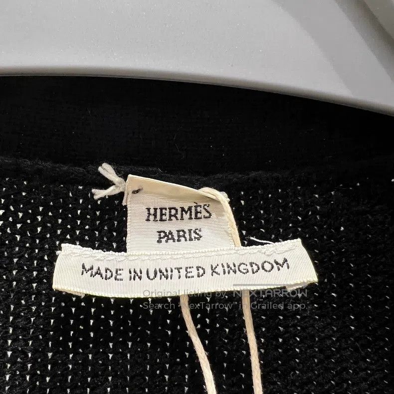 Hermes Hermes Solid Color Horsebit V-Neck Cashmere Coat Size XXS / US 00 / IT 34 - 3 Thumbnail