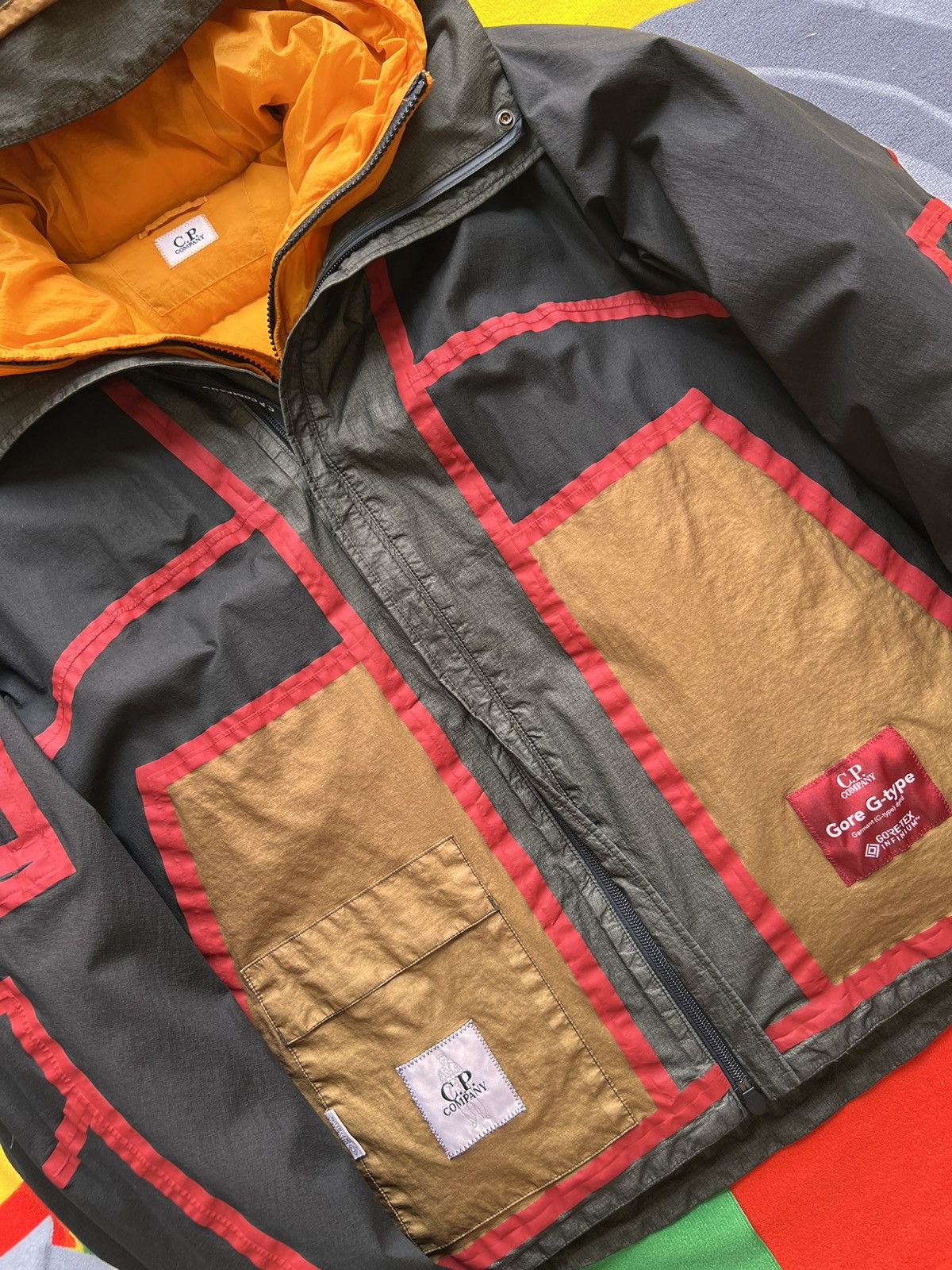 C.P. Company C.P Company GORE-TEX Jacket orange Green Infinium Down Liner Size US S / EU 44-46 / 1 - 16 Thumbnail