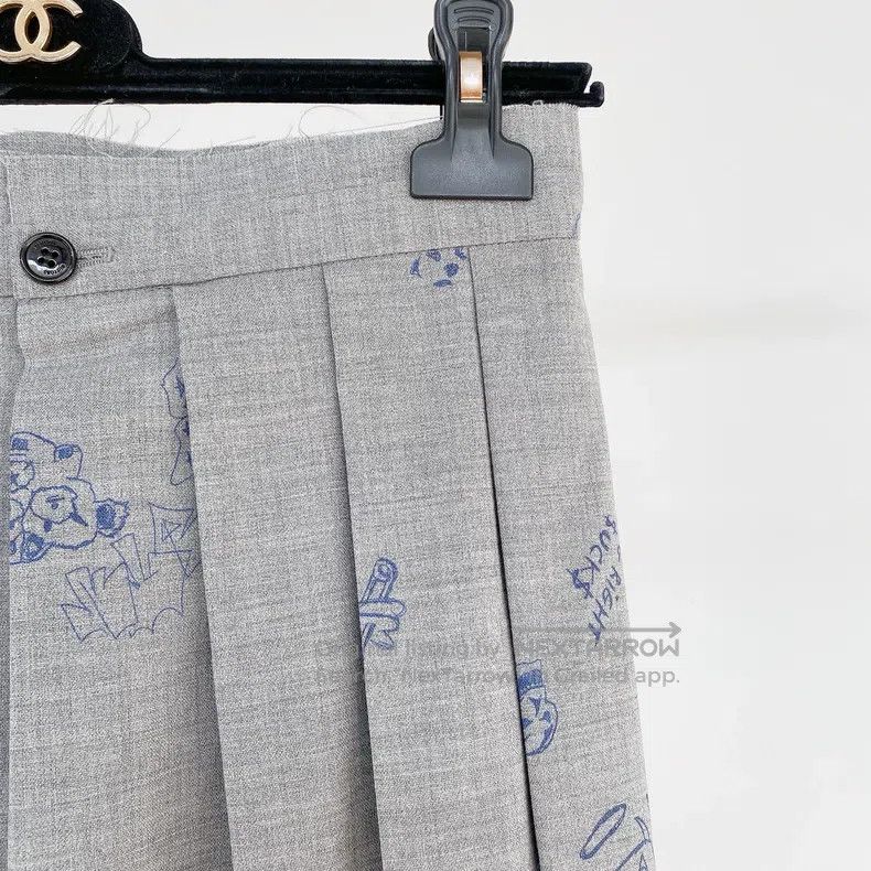 Vetements Vetements size S Gray pleated skirt Size 23" - 4 Thumbnail
