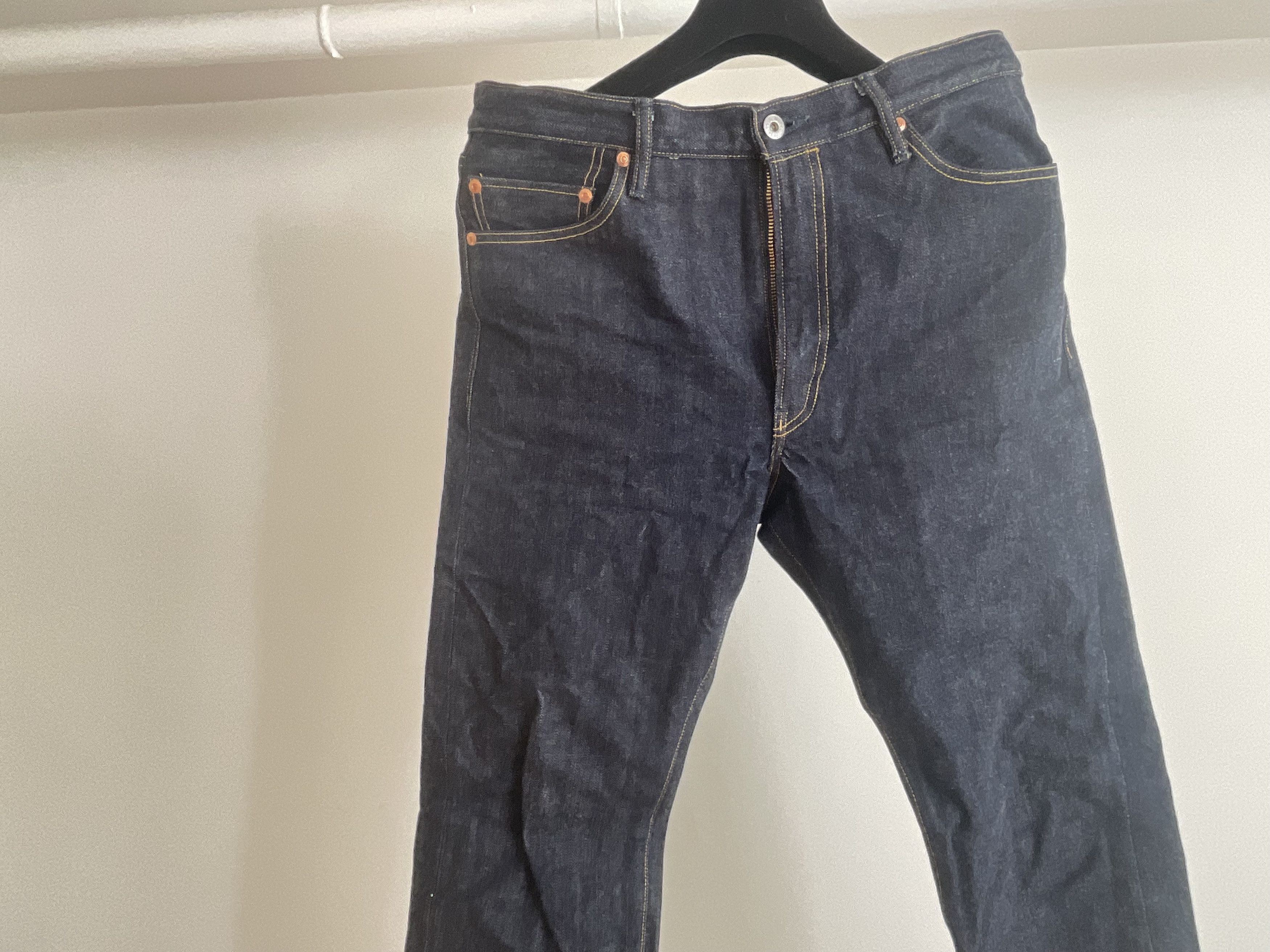 Big John XX002/Extra/Model Slim Straight Selvedge Denim Size US 32 / EU 48 - 6 Thumbnail
