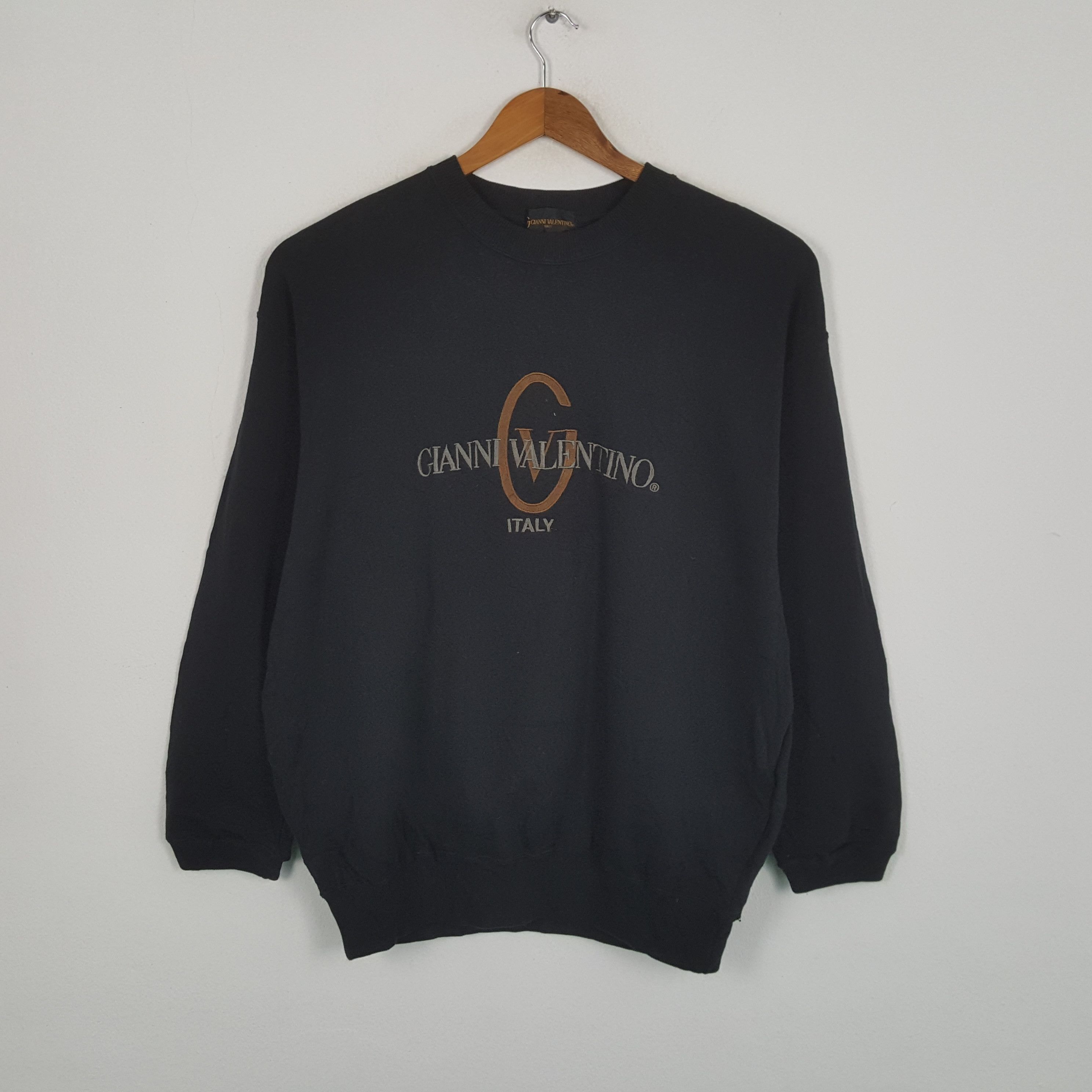 Gianni Valentino × Valentino × Vintage Vintage GIANNI VALENTINO Italian Brand Design Sweatshirts Size US XL / EU 56 / 4 - 1 Thumbnail