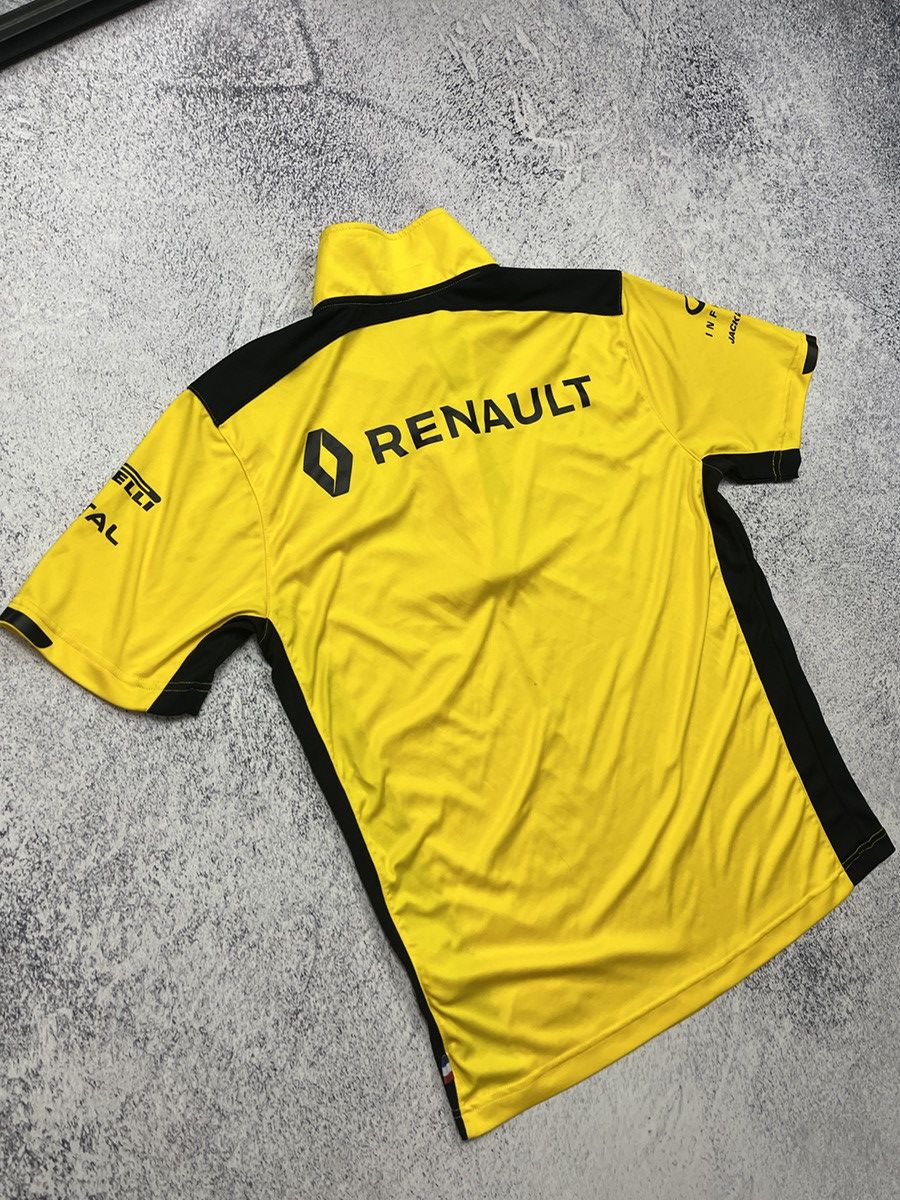 Formula 1 Renault Infinity Racing F1 Formula Uni Polo Shirt Jersey Y2k Size US M / EU 48-50 / 2 - 13 Thumbnail