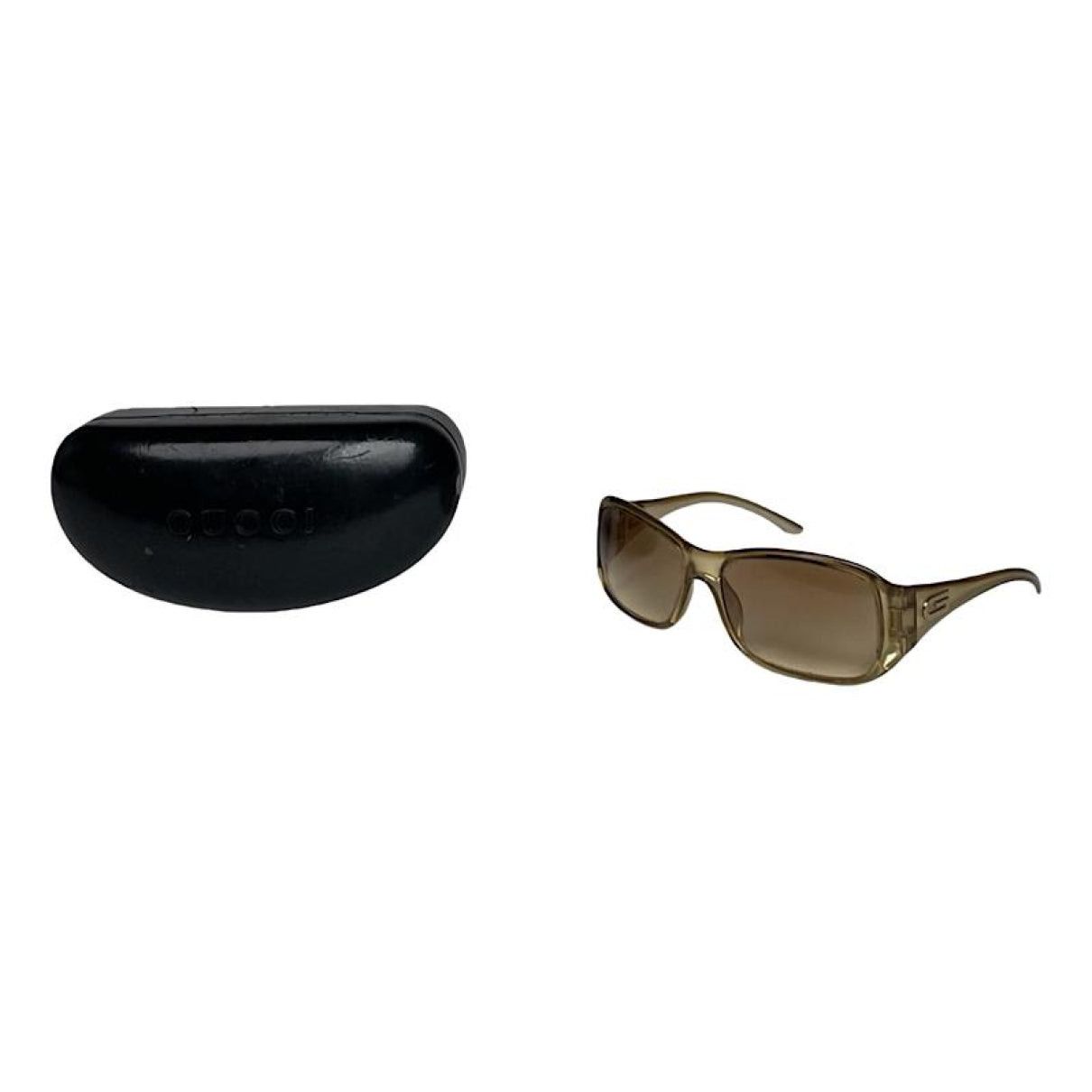 Gucci Ecru Plastic Sunglasses Size ONE SIZE - 1 Thumbnail