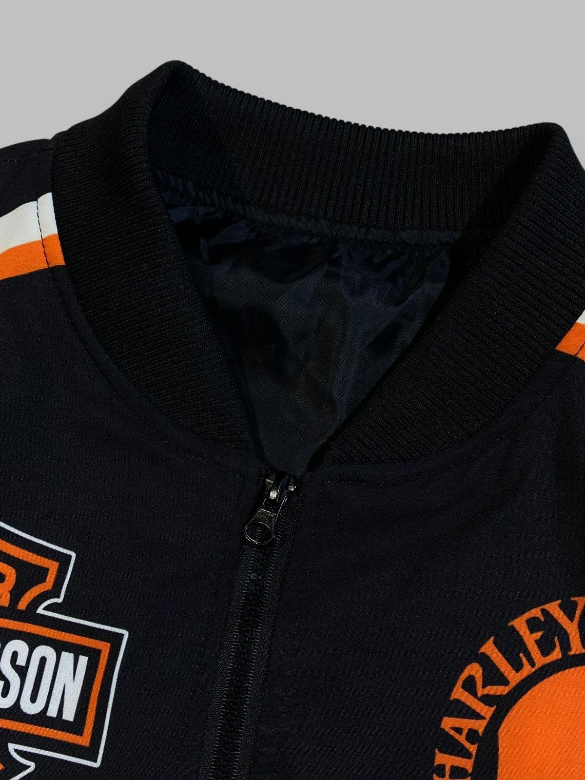 Harley Davidson 🔥 HARLEY DAVIDSON BIKER JACKET Y2K FLAMES PUNK ROCK VIBES Size US XL / EU 56 / 4 - 14 Thumbnail