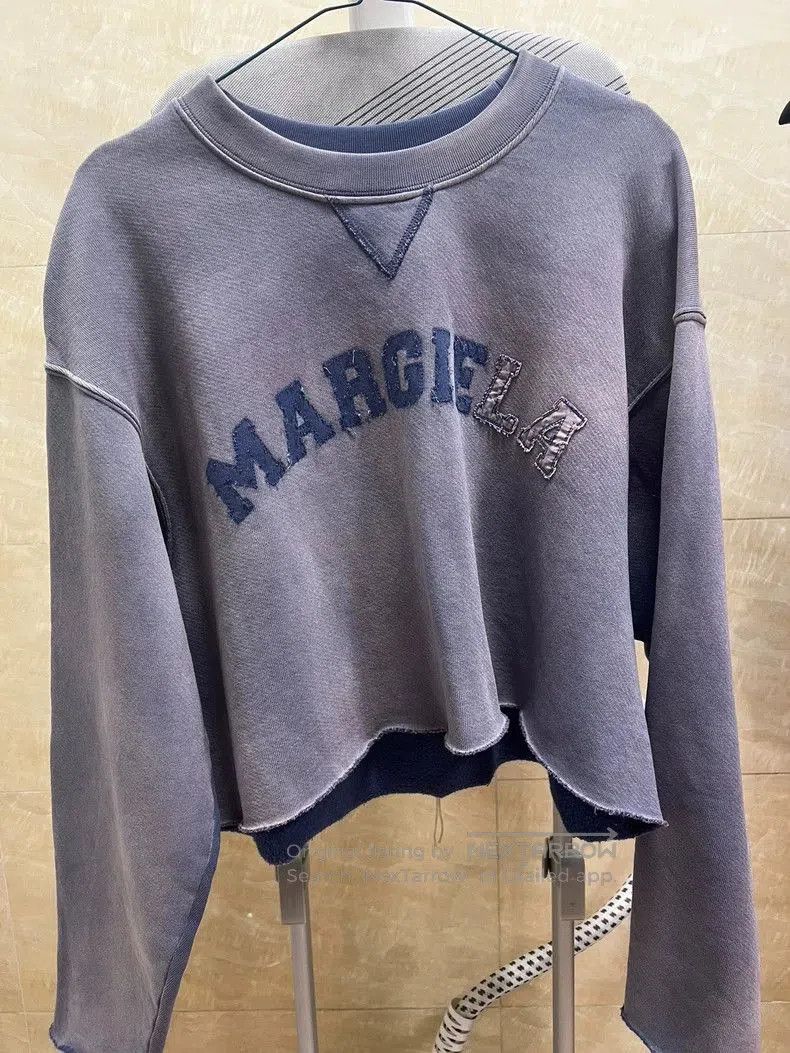 Maison Margiela Maison Margiela Washed Purple Sweatshirt. Size US S / EU 44-46 / 1 - 1 Thumbnail