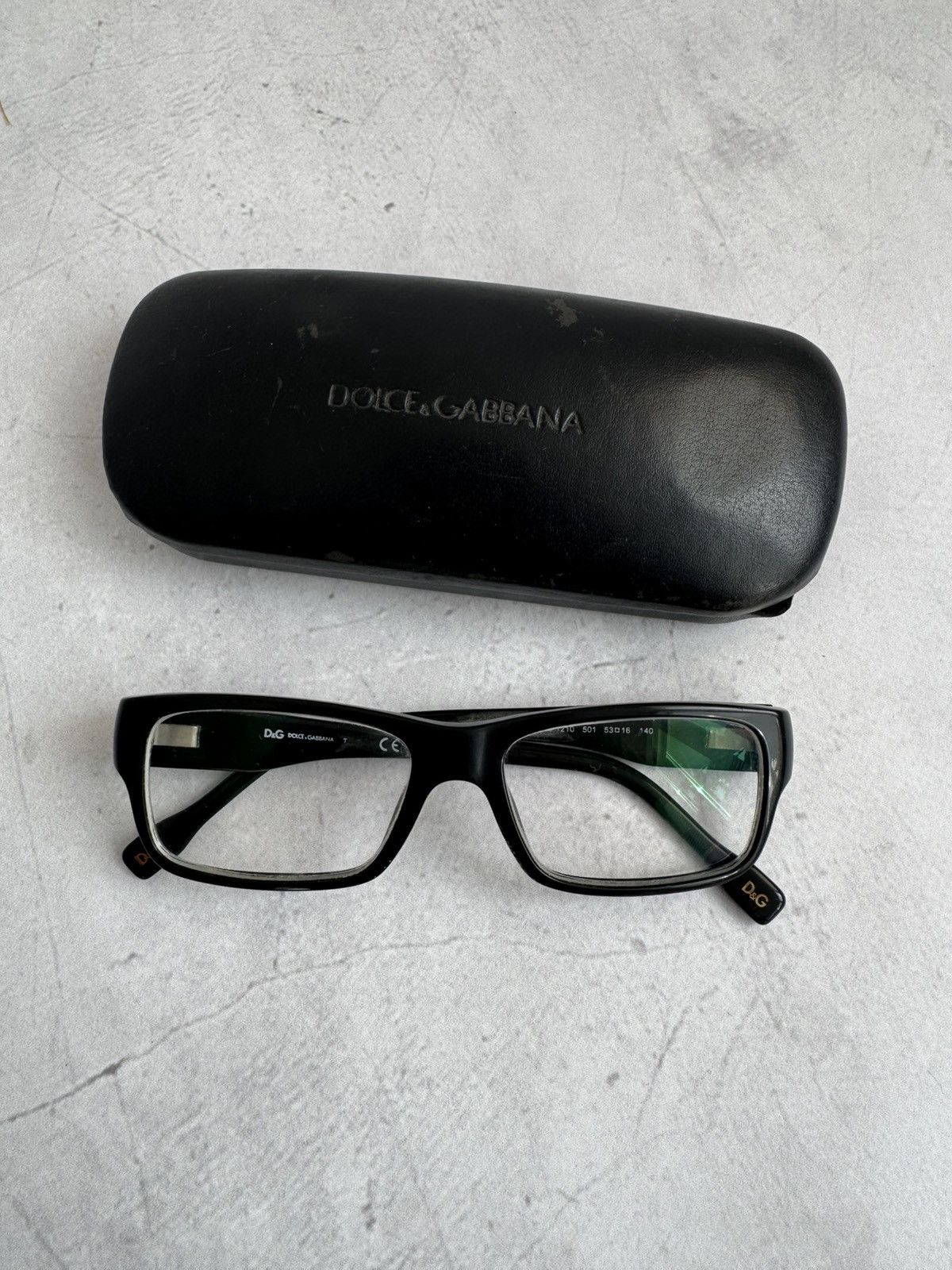 Dolce & Gabbana Dolce & Gabbana Glasses Black Vintage Size ONE SIZE - 11 Thumbnail