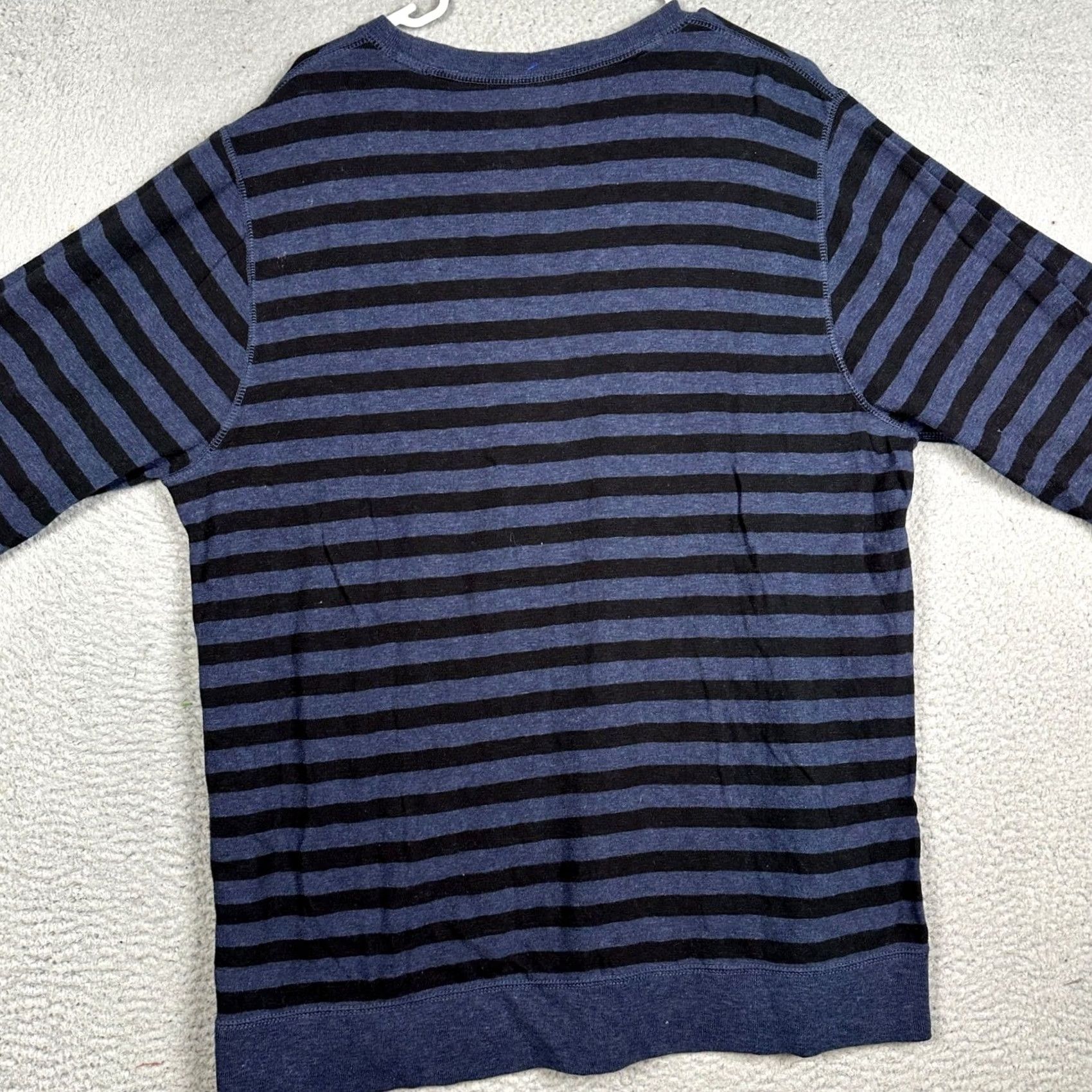 Bonobos Bonobos Sweatshirt Mens 2XL Blue Black Crewneck Striped Pullover Long Sleeve Size US XXL / EU 58 / 5 - 3 Thumbnail