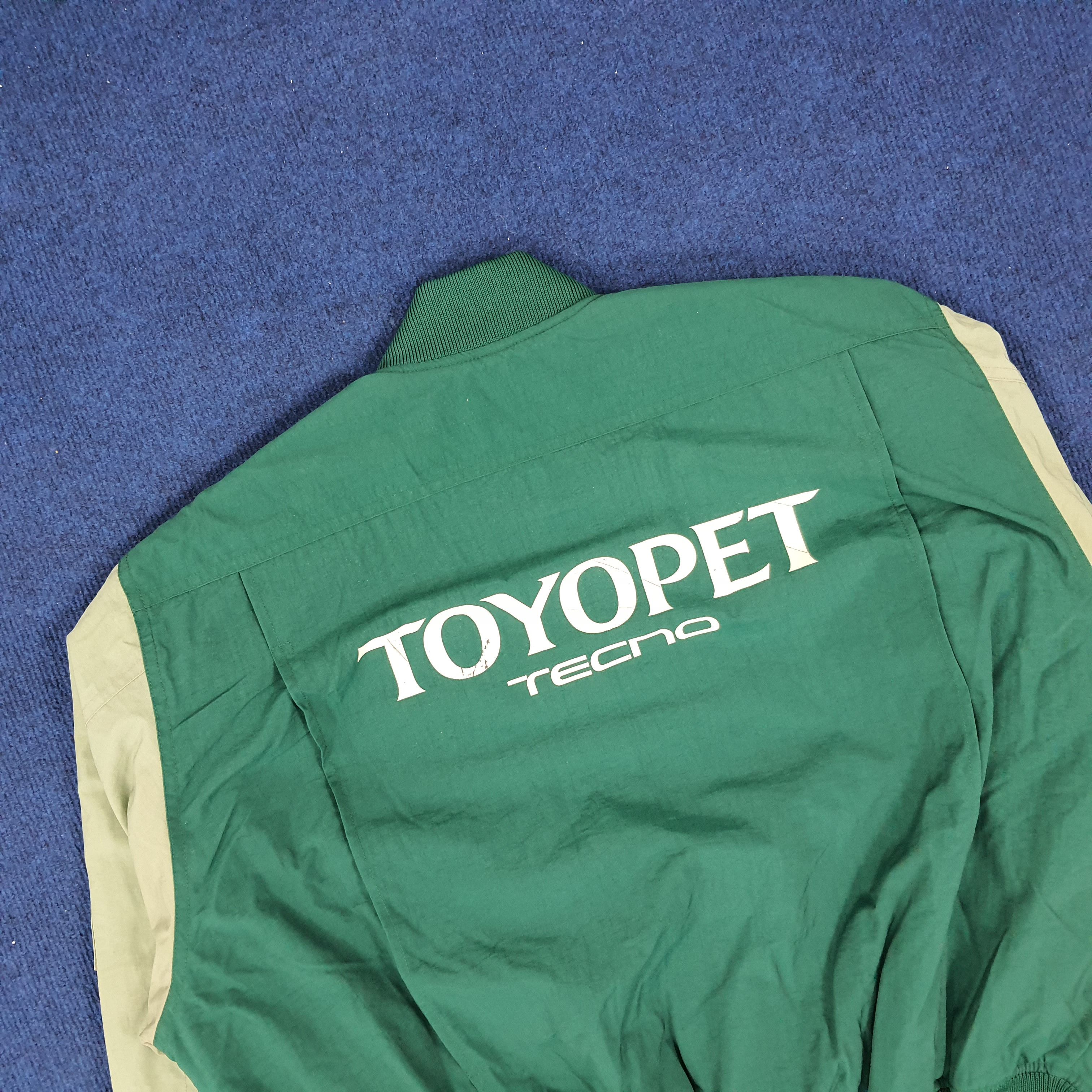 Japanese Brand × Vintage Vintage Toyota Tecno Toyopet Motorsports Bomber Jacket Size US L / EU 52-54 / 3 - 2 Thumbnail