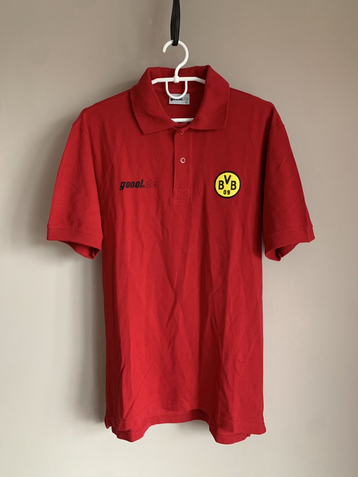 Vintage Borussia Dortmund Football Polo Shirt Retro Soccer Jersey M Size US M / EU 48-50 / 2 - 1 Thumbnail