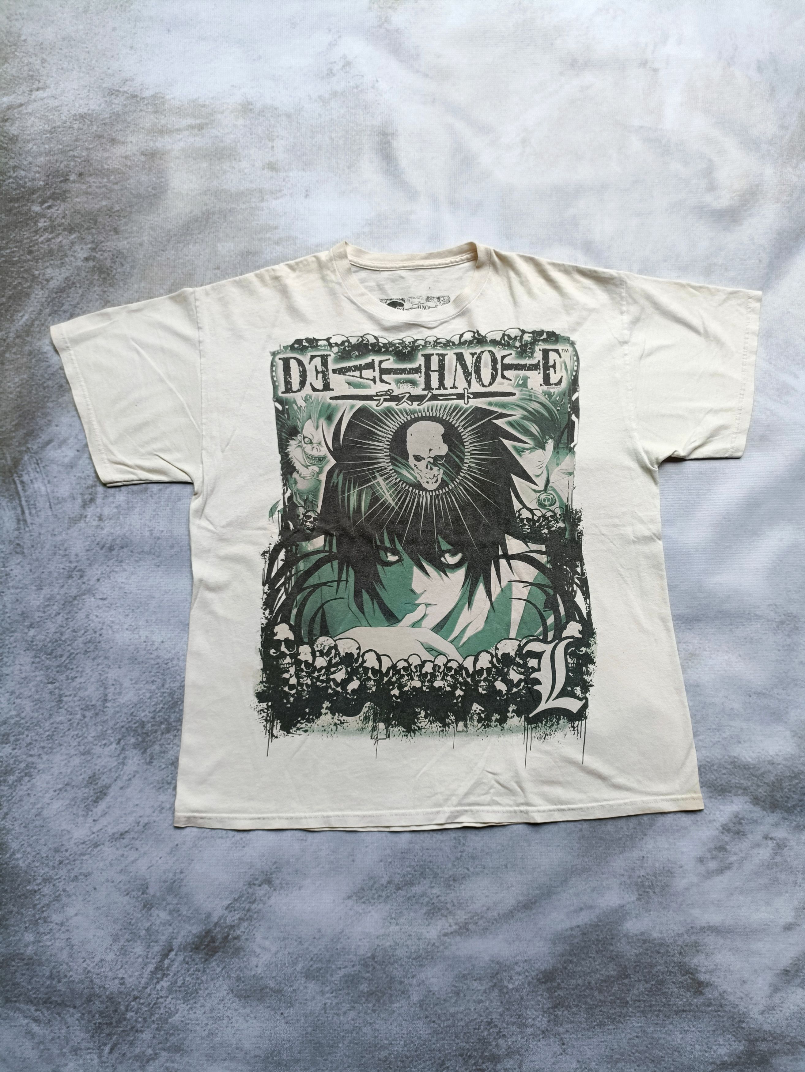Anime DEATH NOTE Y2K " L" Size US L / EU 52-54 / 3 - 2 Thumbnail