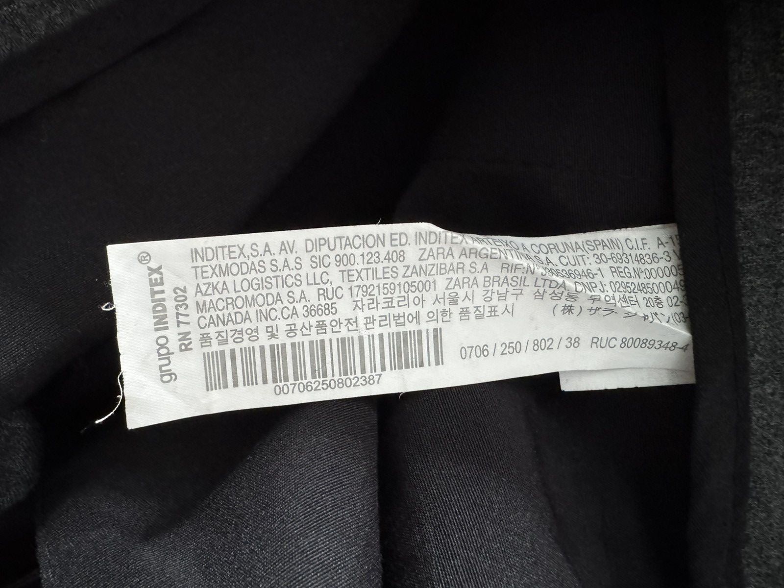 Zara Stripped smart casual trousers Size US 30 / EU 46 - 5 Thumbnail