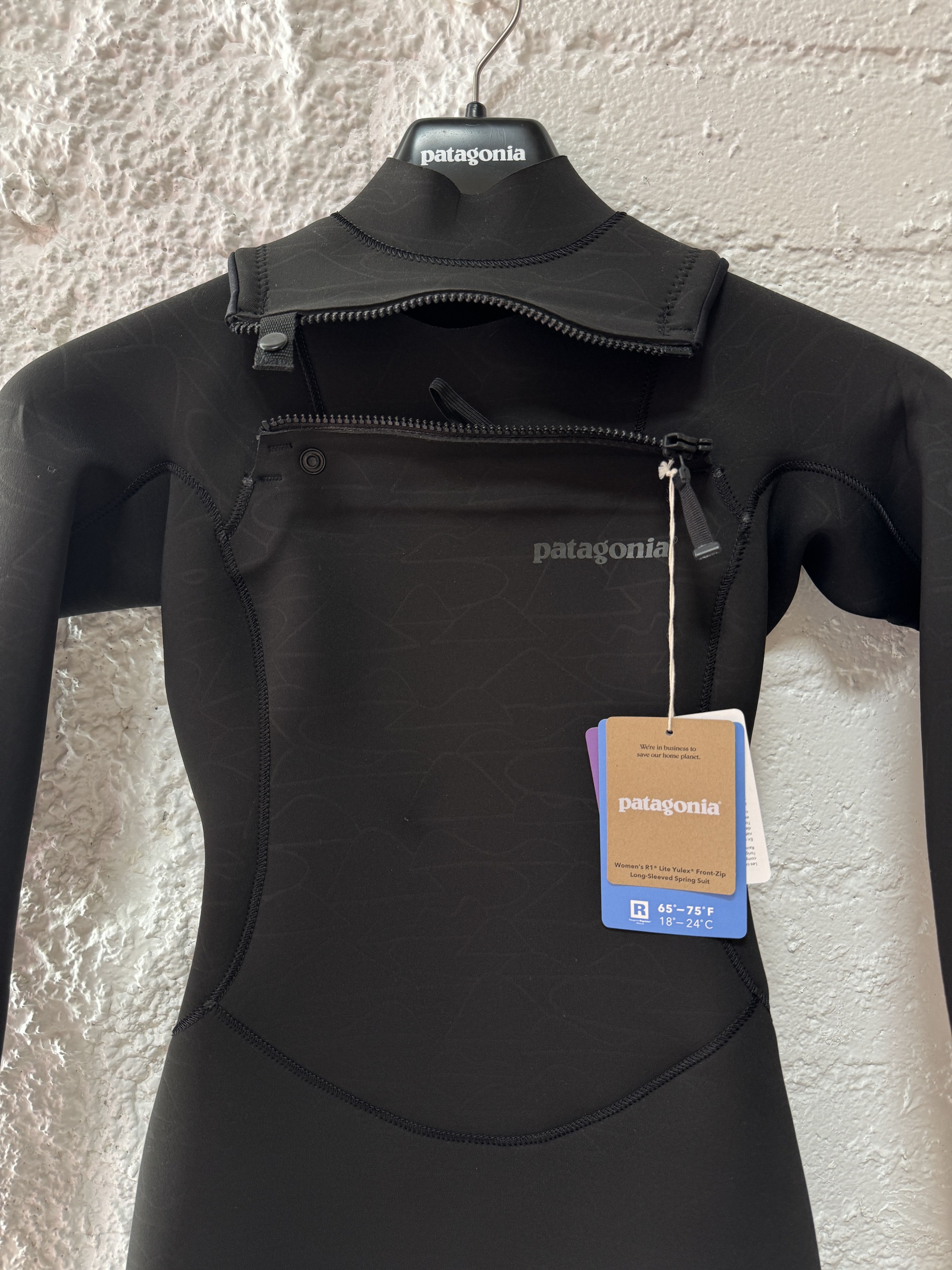 Patagonia W's R1 LITE YULEX FZ Spring WetSuit Sleeves Short Bodysuit Size M / US 6-8 / IT 42-44 - 4 Thumbnail