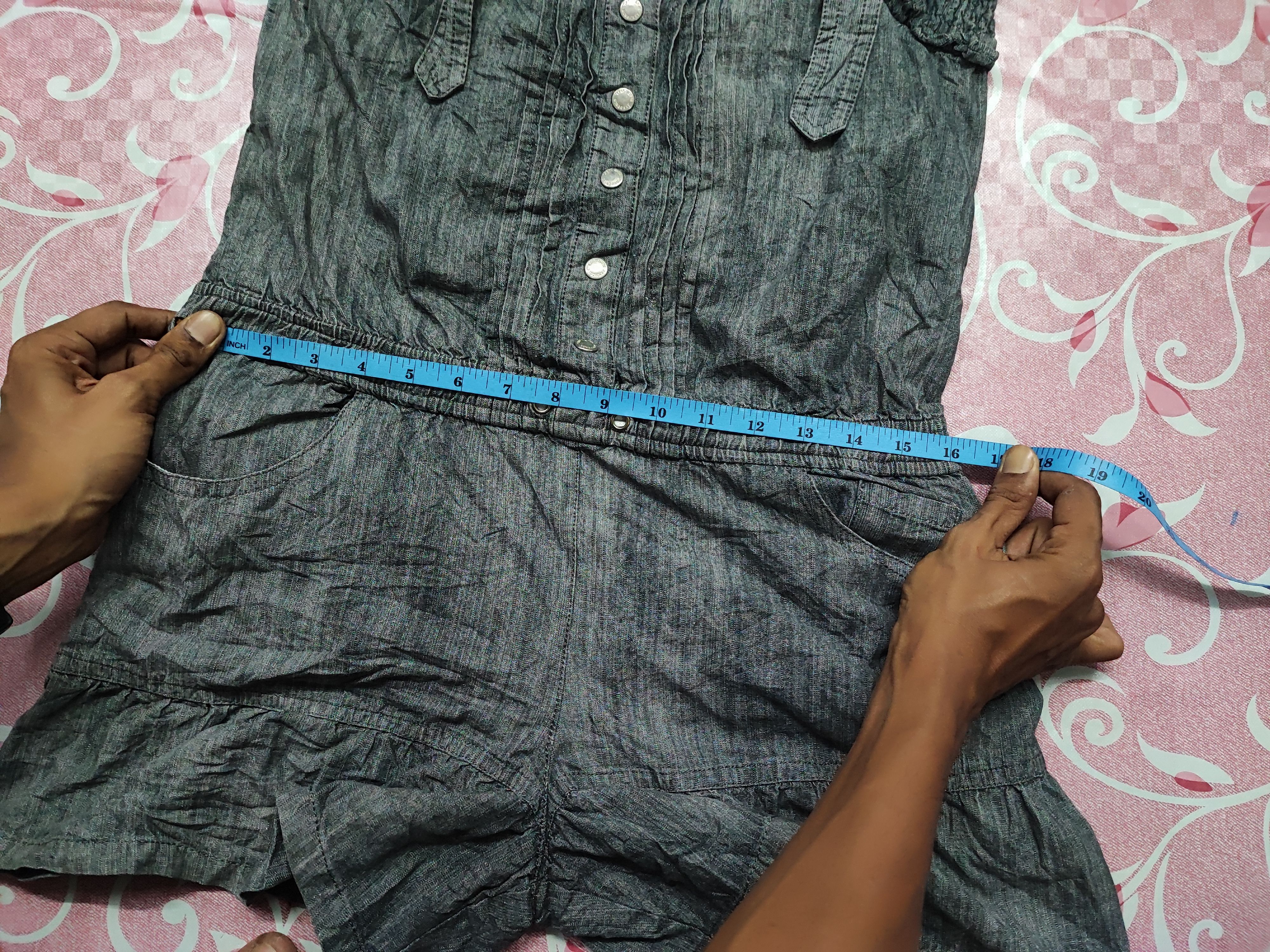 Burberry × Vintage Burberry Overall Jumpsuit Rompers Size 28" / US 6 / IT 42 - 23 Thumbnail