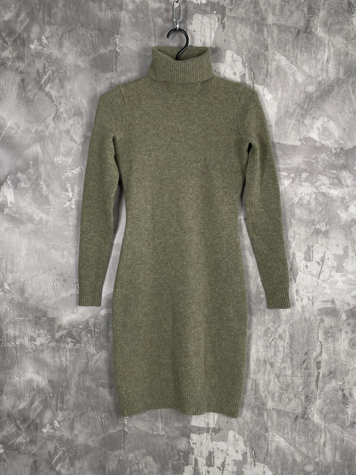 Ralph Lauren Ralph Lauren Women's Cable Knit Khaki Sweater Dress Size S / US 4 / IT 40 - 1 Thumbnail