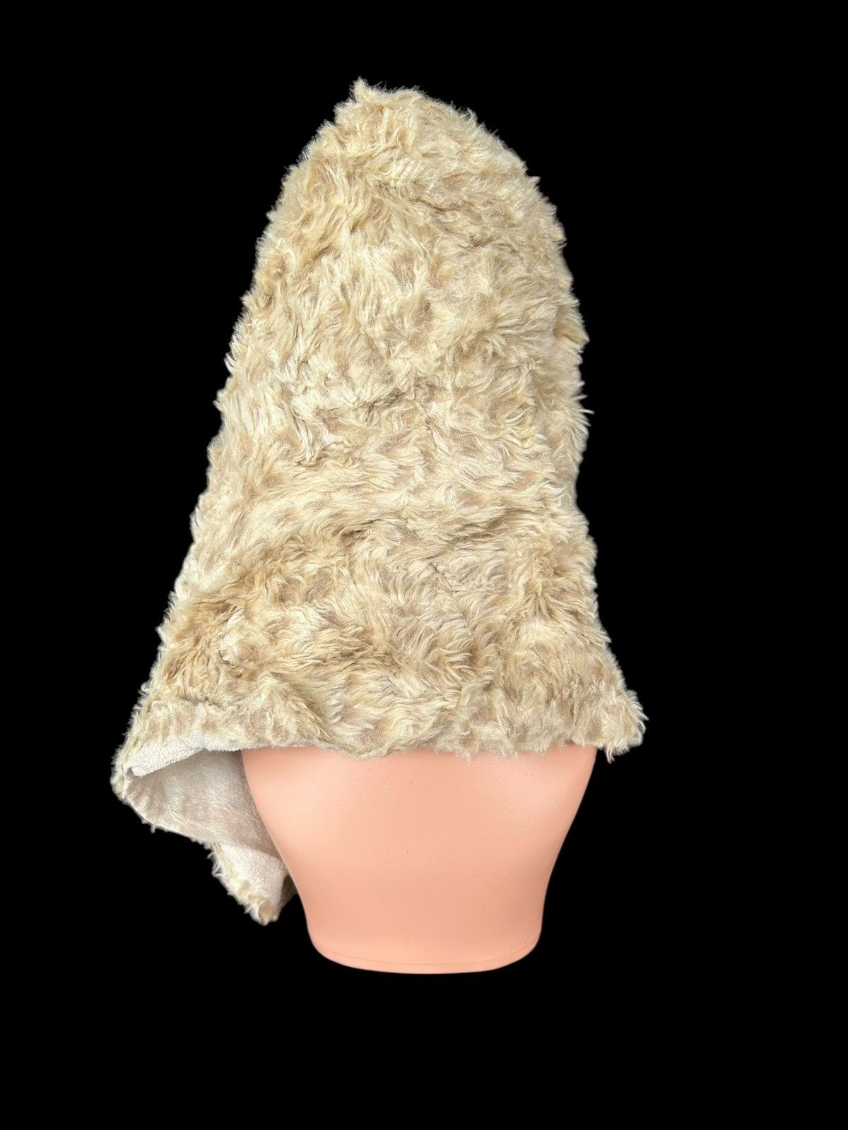Japanese Brand × Kapital × Vintage Japanese Punk Style fur Beanie Scarf Rebersible Rare Size ONE SIZE - 5 Thumbnail