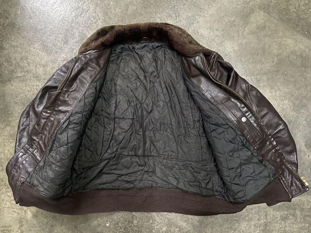 Vintage 💥 Vintage A-2 Leather Flight Jacket💥 Size US M / EU 48-50 / 2 - 13 Thumbnail