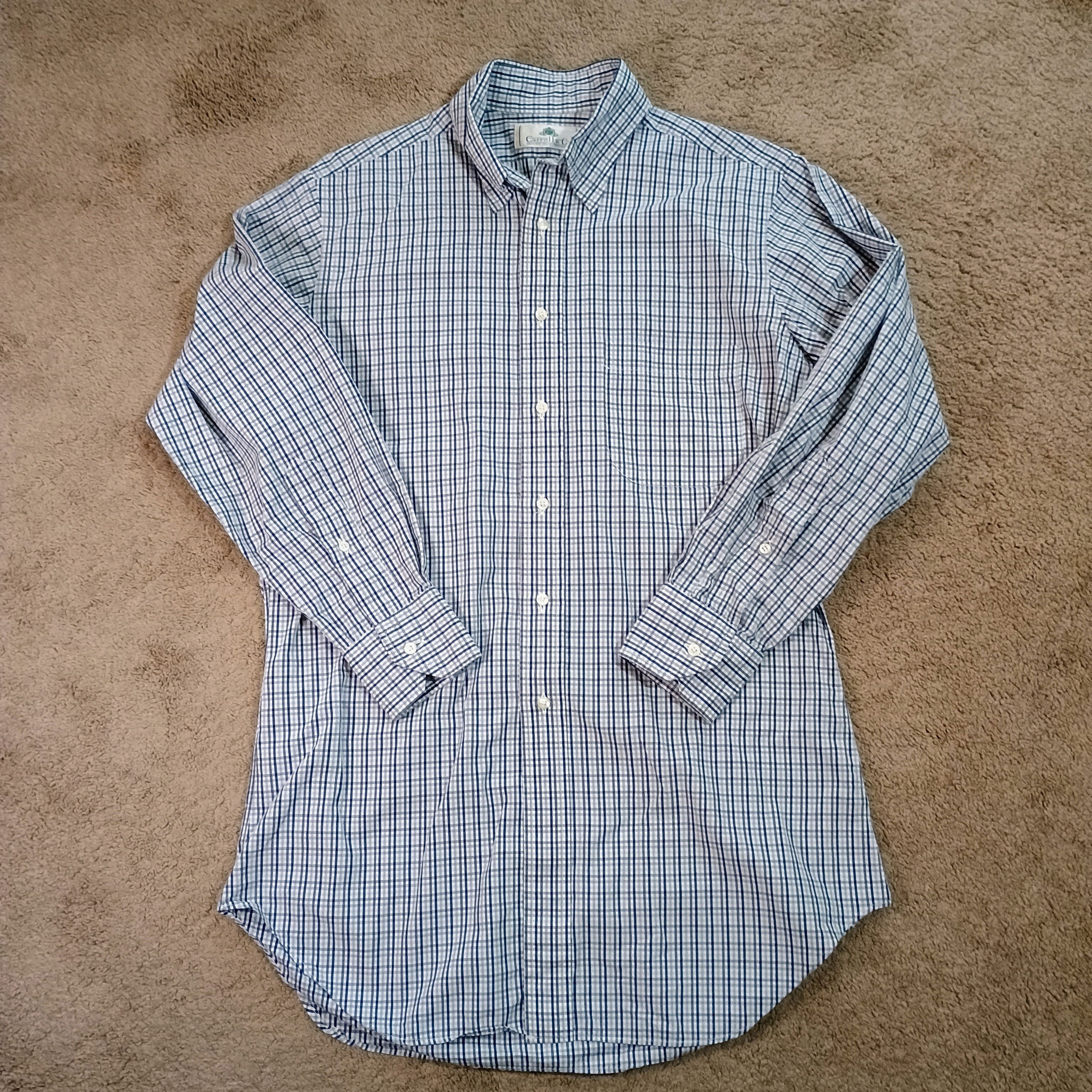 Carrol & Co. Carroll and Co. ButtonUp Shirt Mens 14-30 Casual Preppy USA Size US L / EU 52-54 / 3 - 2 Thumbnail