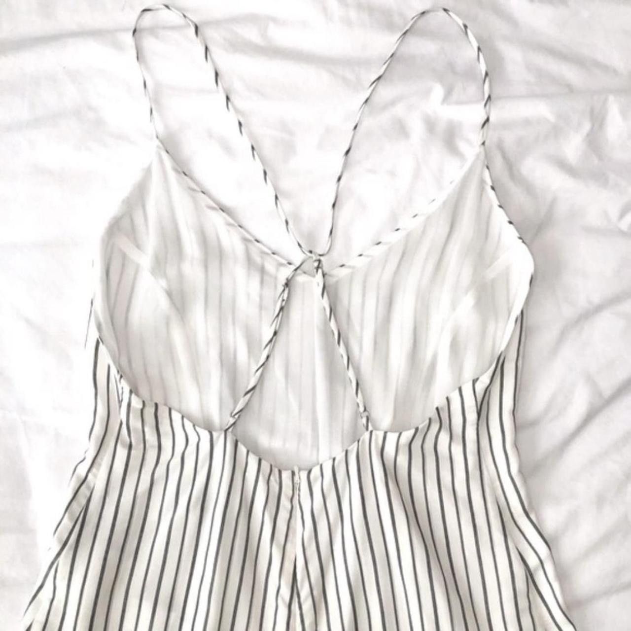 J Brand New J Brand Lace Up Low Back Wide Leg Cropped Jumpsuit Large Size 32" / US 10 / IT 46 - 6 Thumbnail
