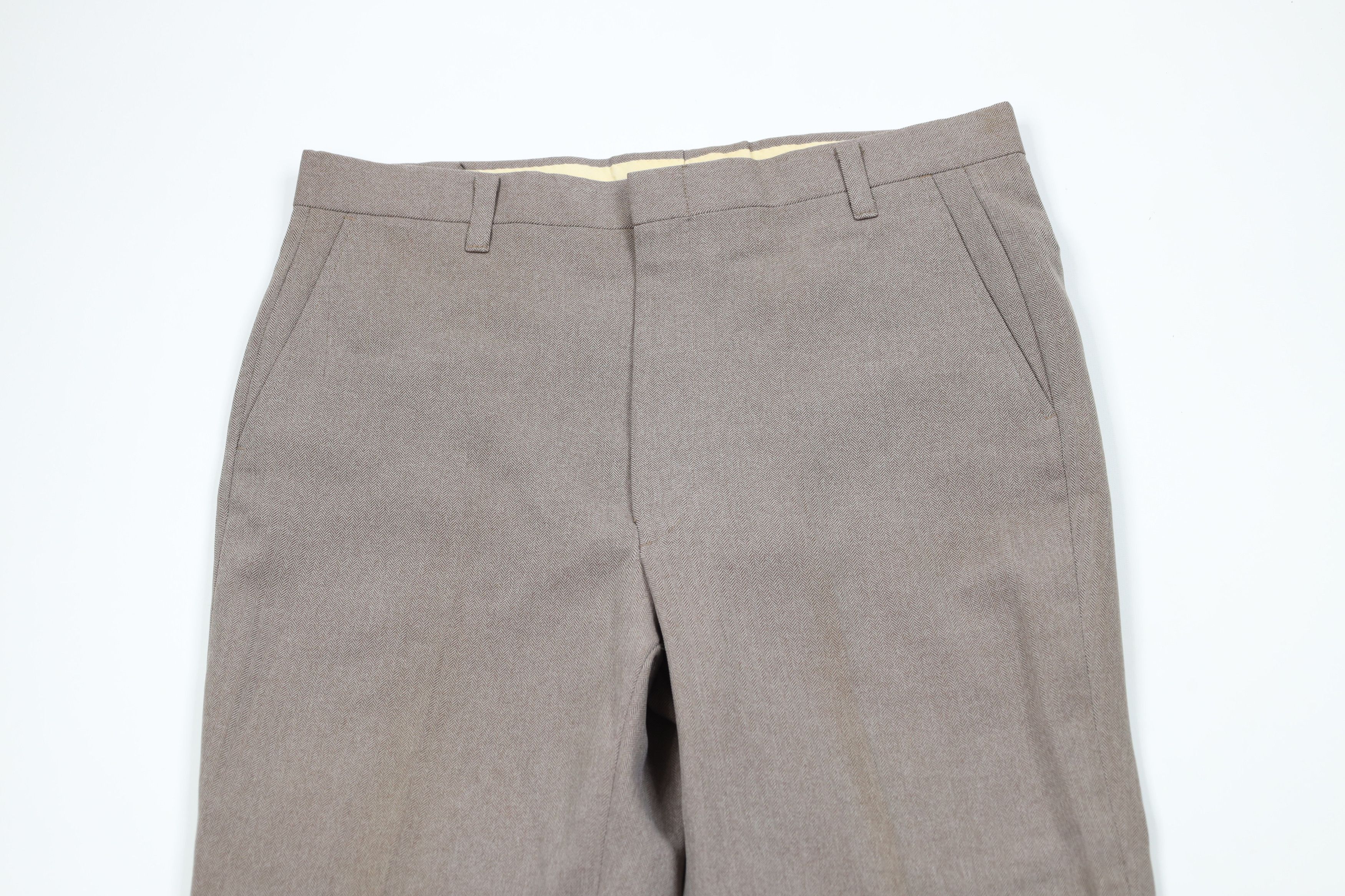 Vintage Vintage 70s Streetwear Knit Bell Bottoms Chino Pants USA Size US 34 / EU 50 - 2 Thumbnail