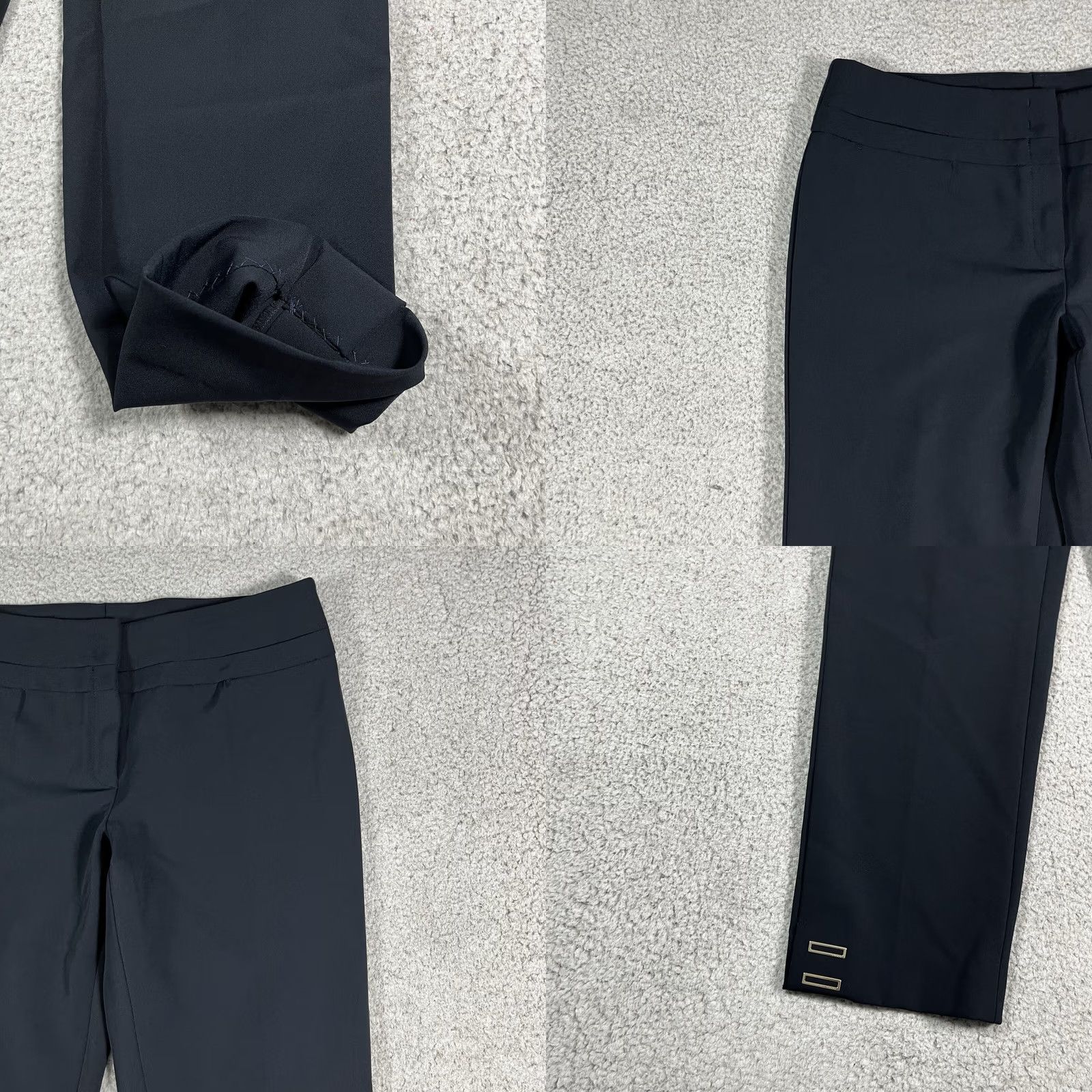 Escada ESCADA Pants Dress Pants Womens 38 Blue Straight Leg Trousers Stretch Size 26" / US 2 / IT 38 - 8 Thumbnail