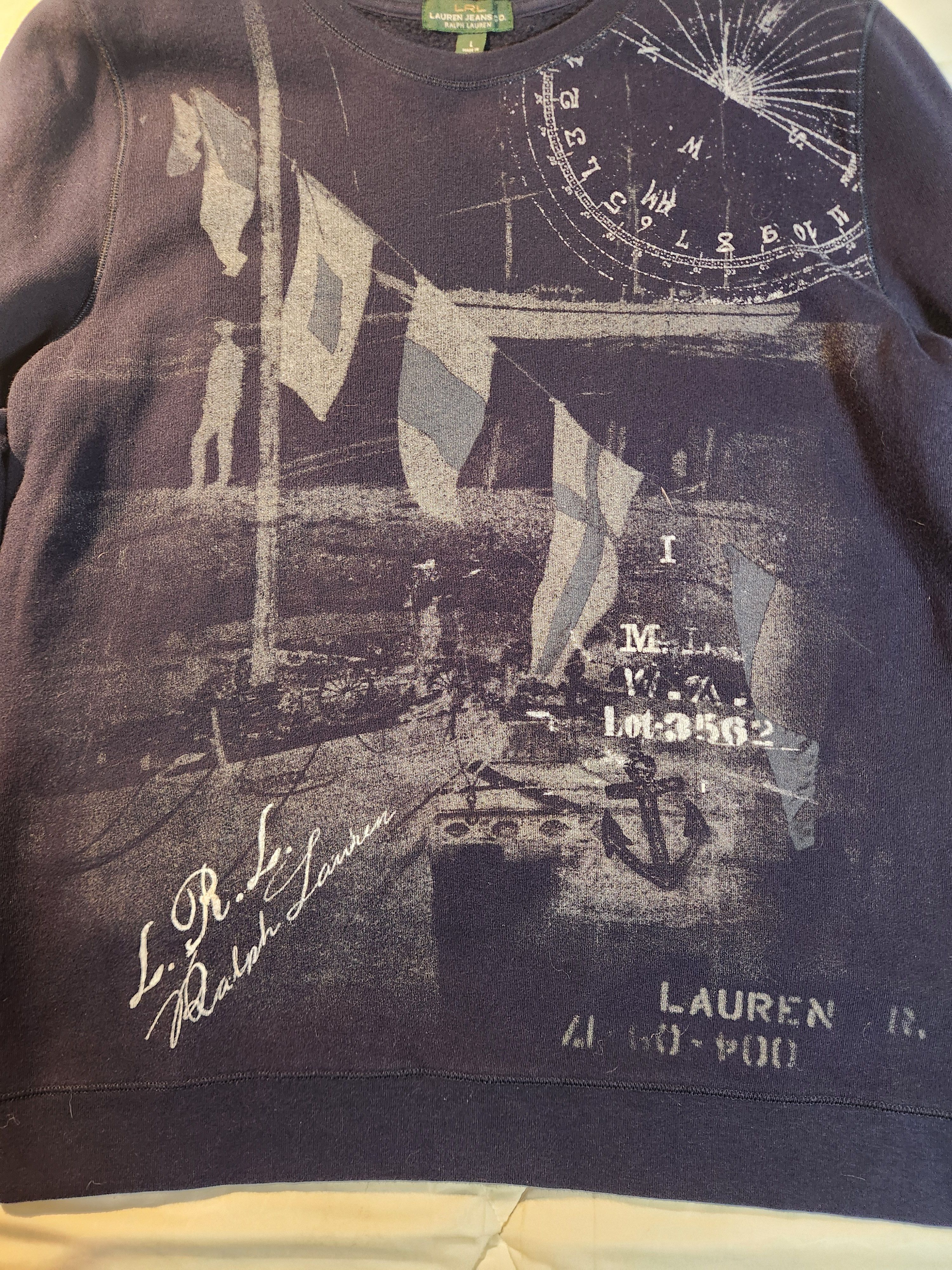 Polo Ralph Lauren Polo Ralph Lauren long sleeve sailing knit shirt size large Size US L / EU 52-54 / 3 - 3 Thumbnail